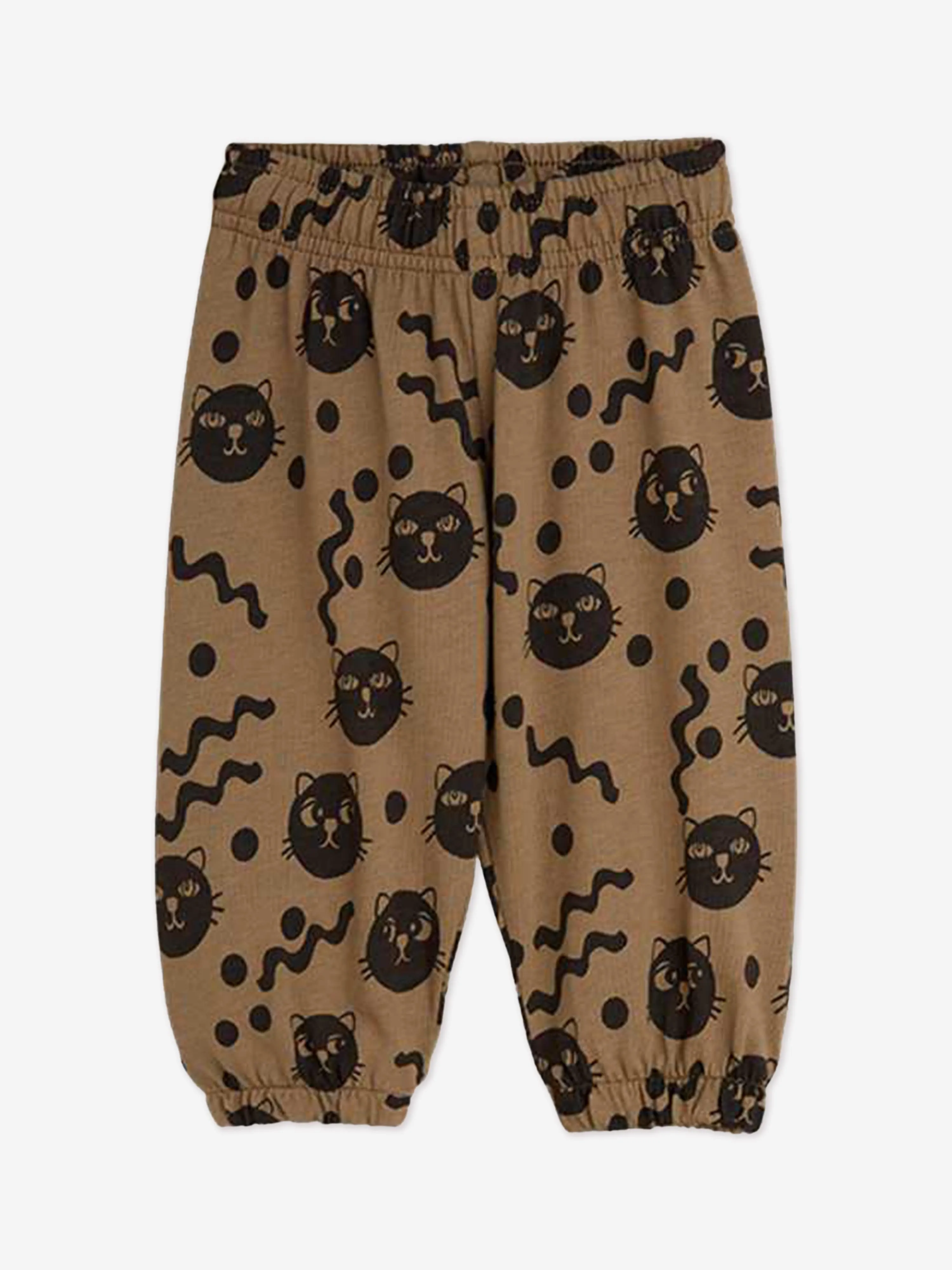 Baby Cats Trouser Set in Brown