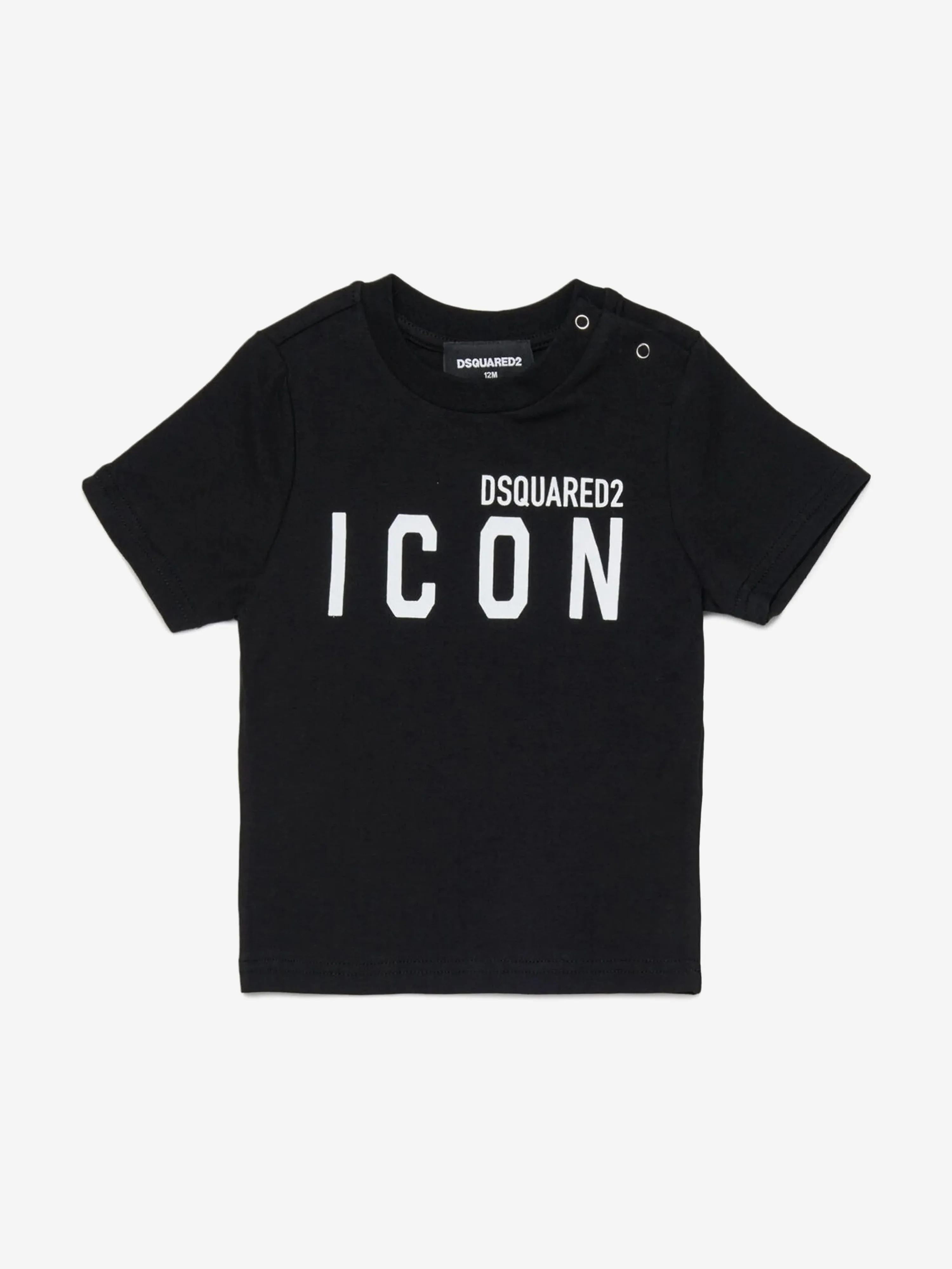 Baby Icon Short Pyjama Set in Black