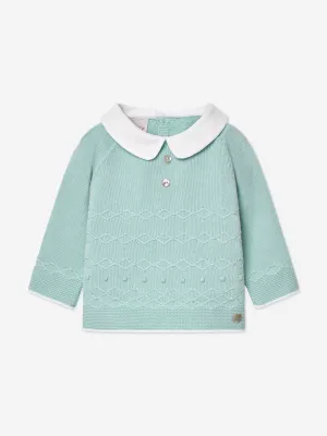 Baby Knitted Sweater in Green