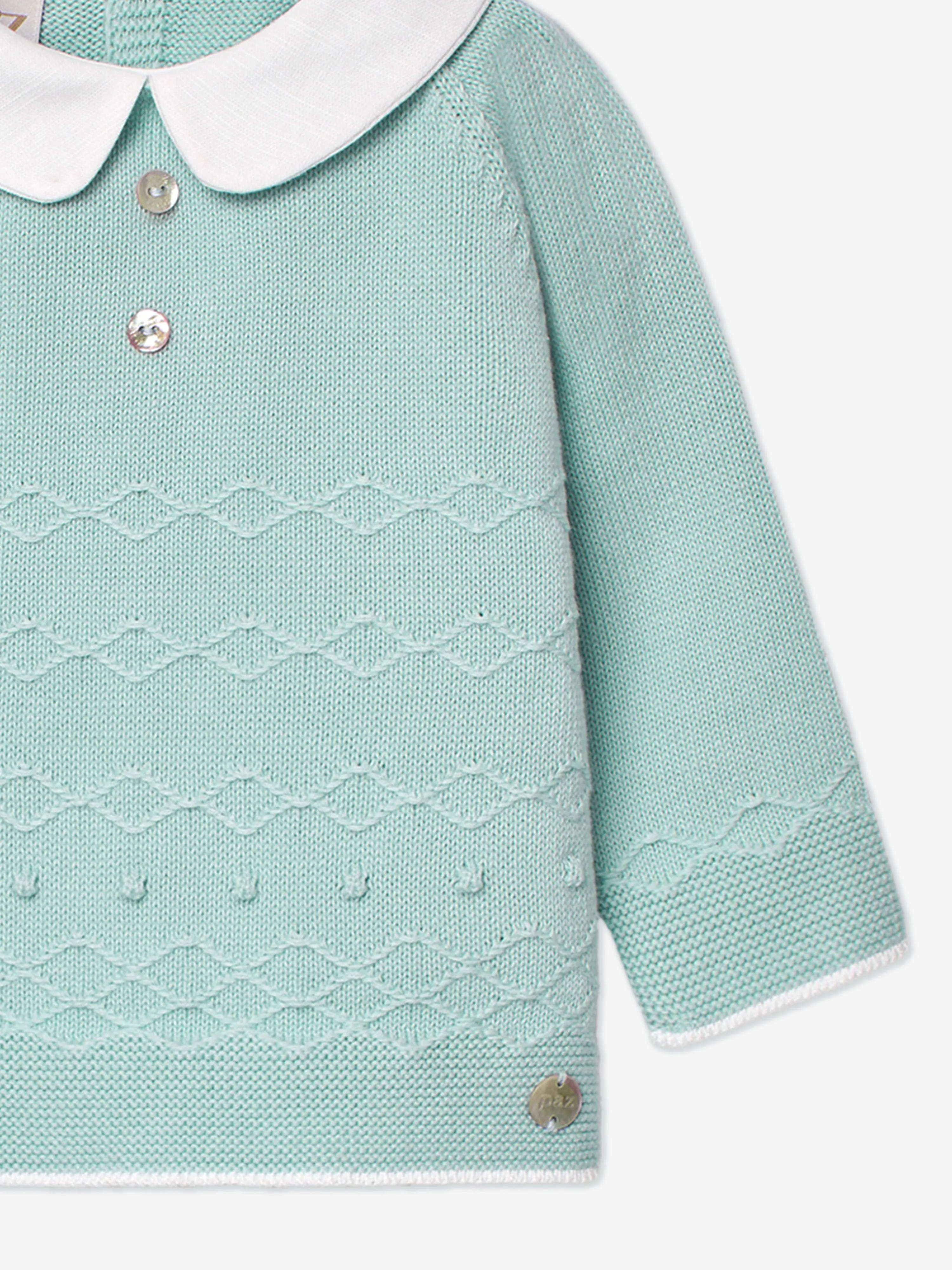 Baby Knitted Sweater in Green