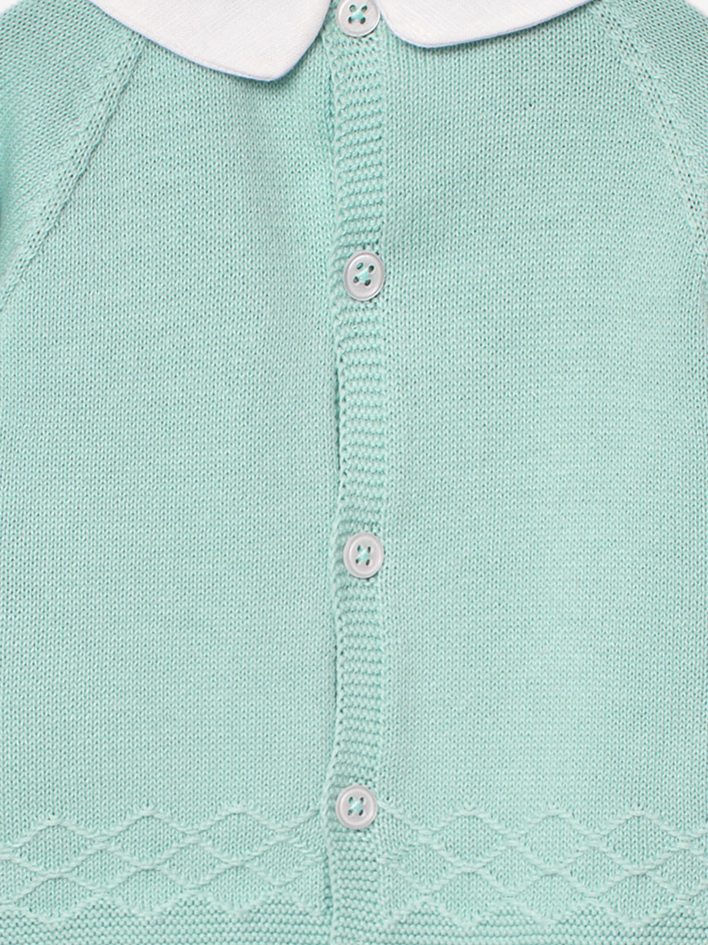 Baby Knitted Sweater in Green