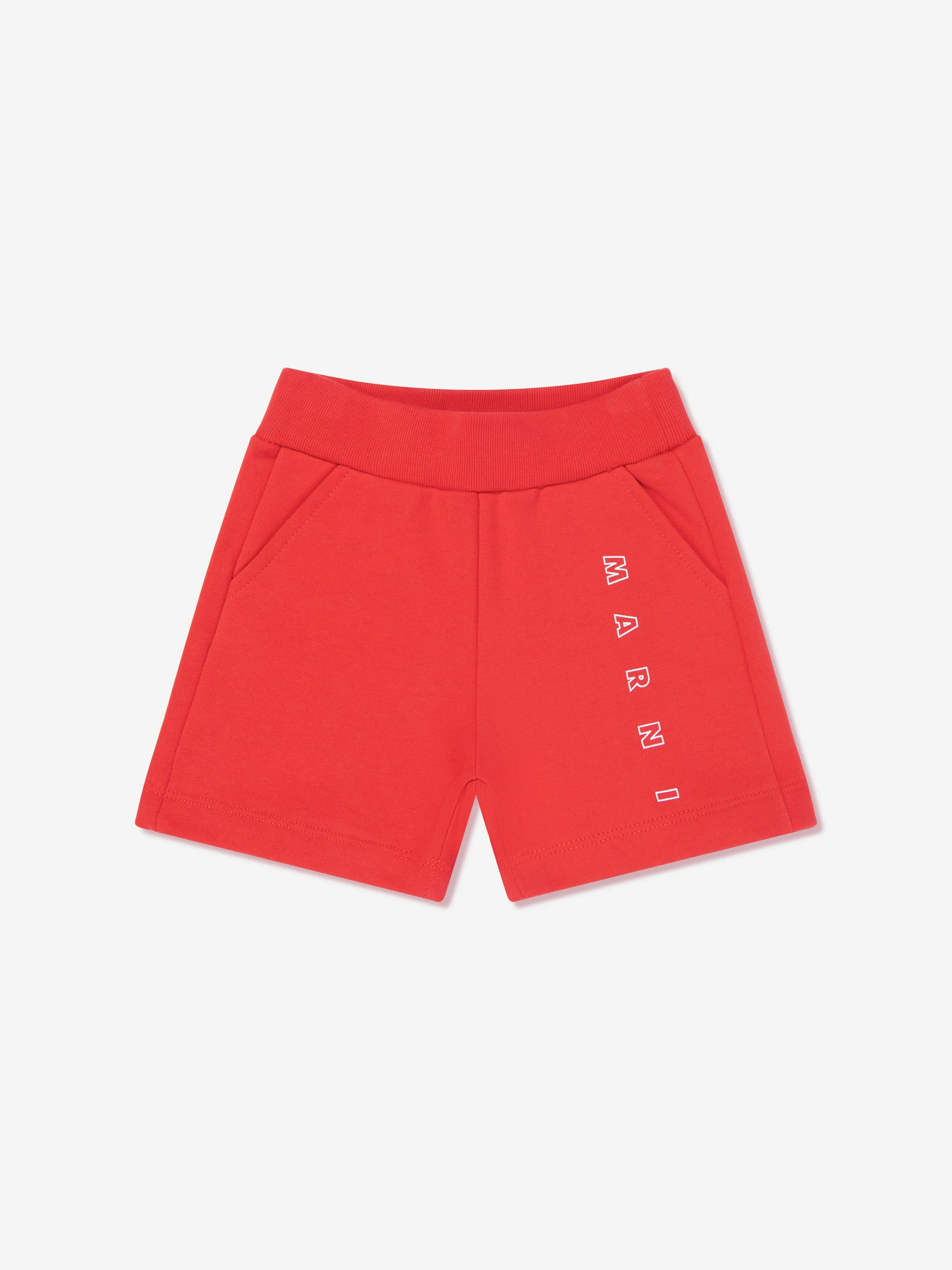 Baby Logo Shorts in Red