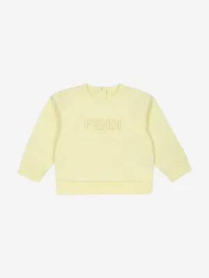 Baby Logo Sweatshirt in Yellow