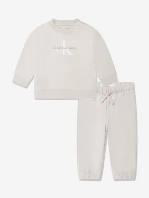 Baby Monogram Tracksuit in Beige