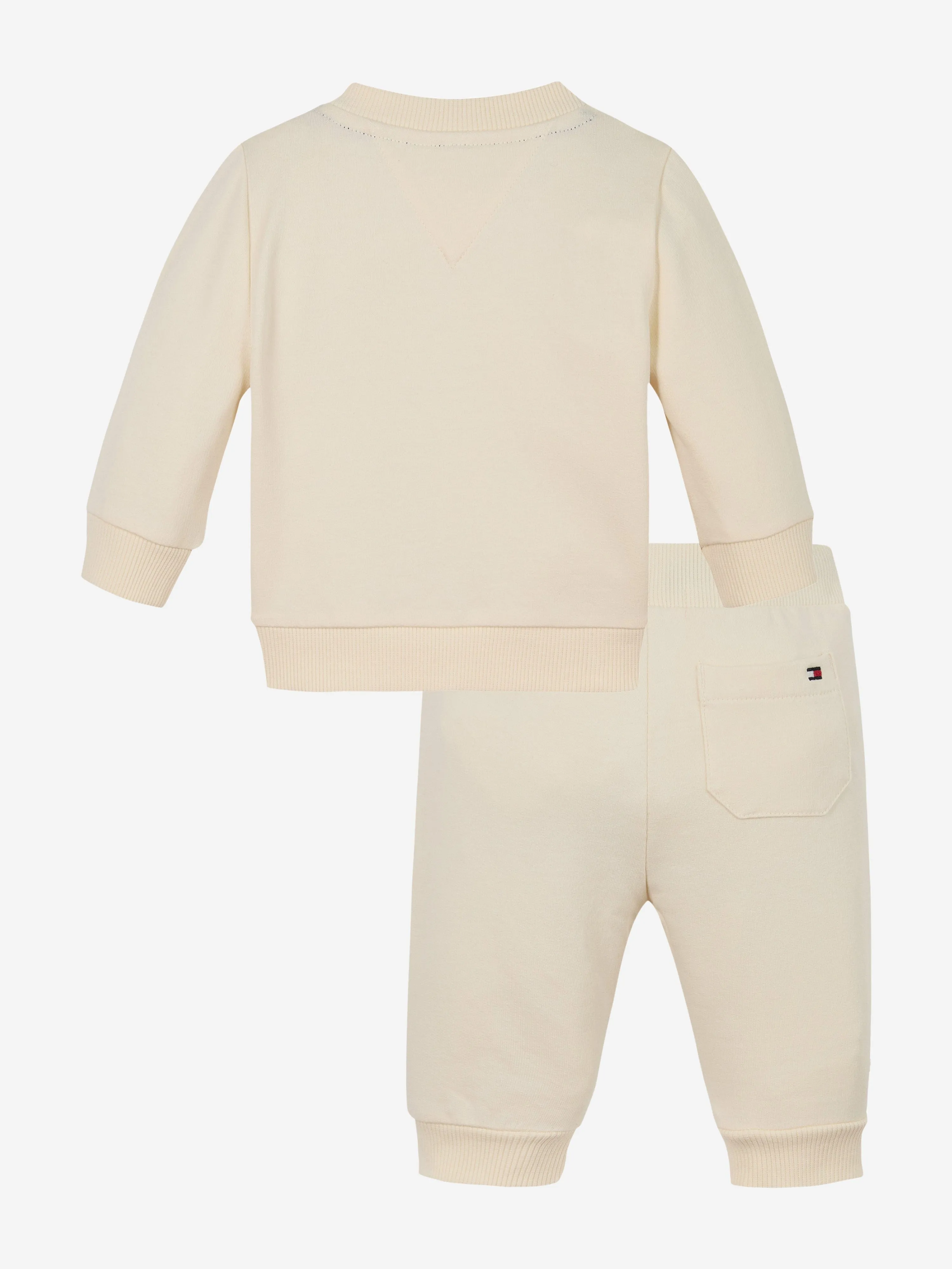 Baby Monotype Logo Tracksuit in Ivory