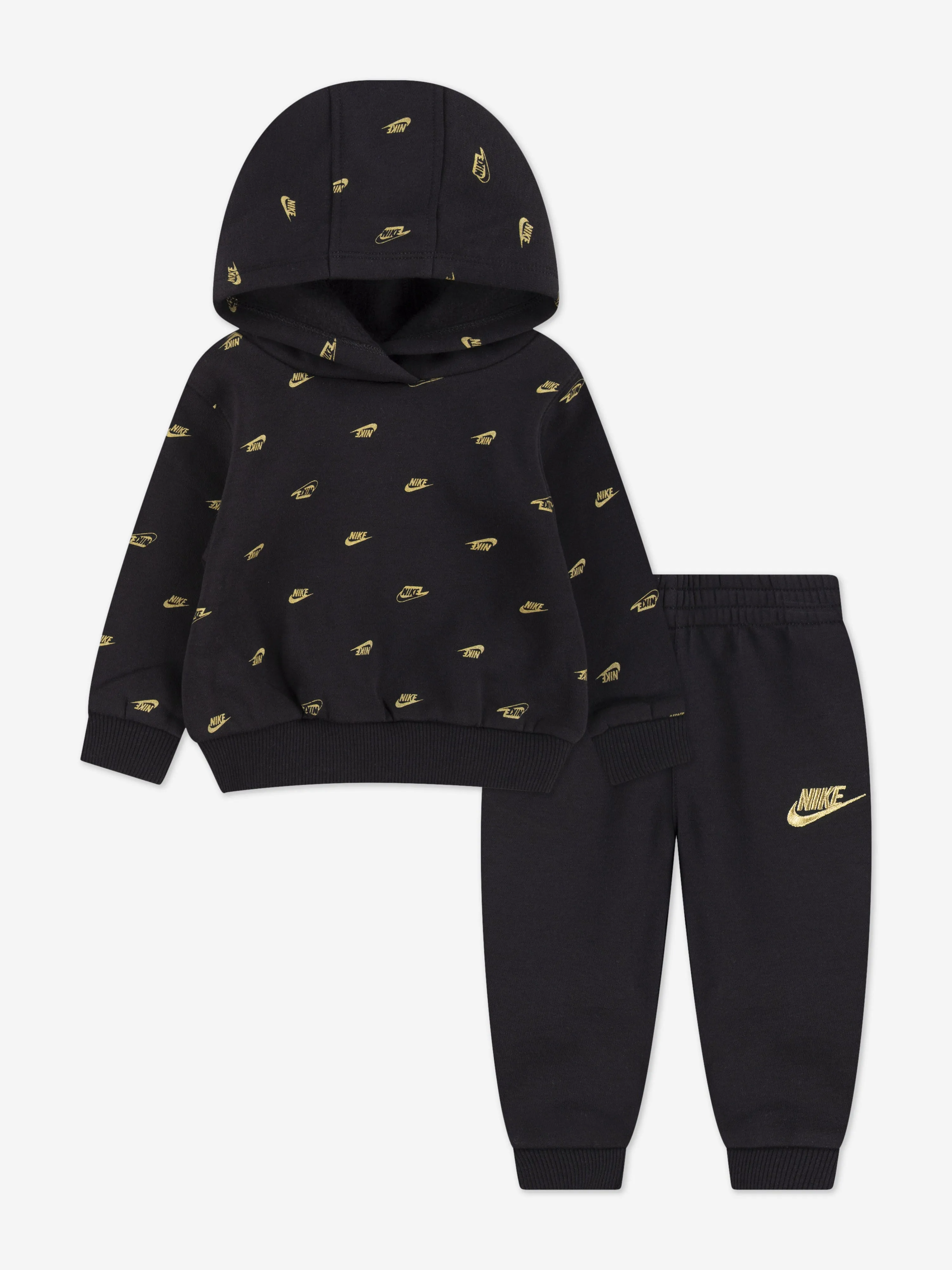 Baby NSW AOP Fleece Tracksuit in Black