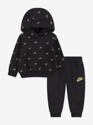 Baby NSW AOP Fleece Tracksuit in Black