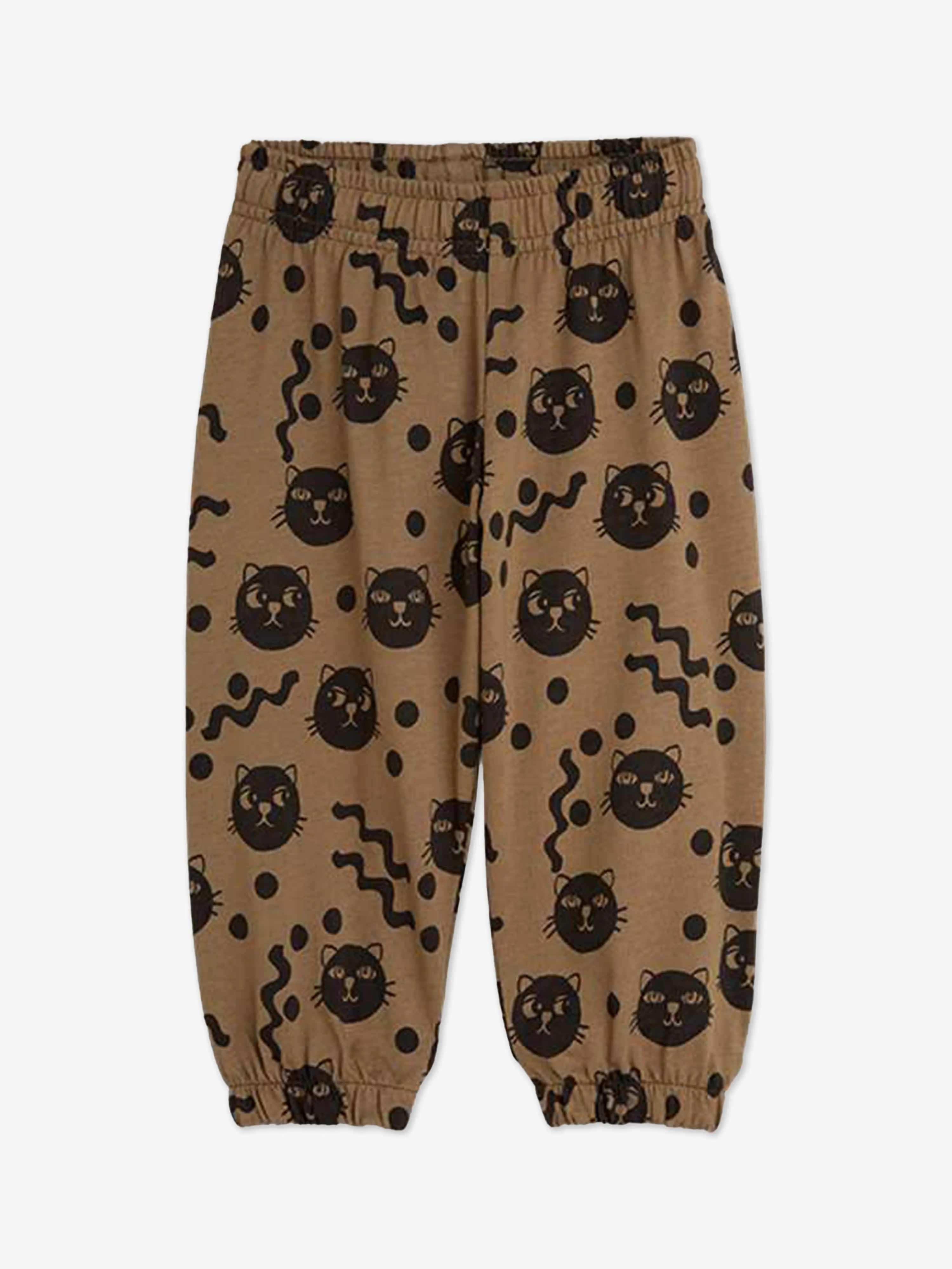 Baby Squiggly Cats AOP Tracksuit in Brown