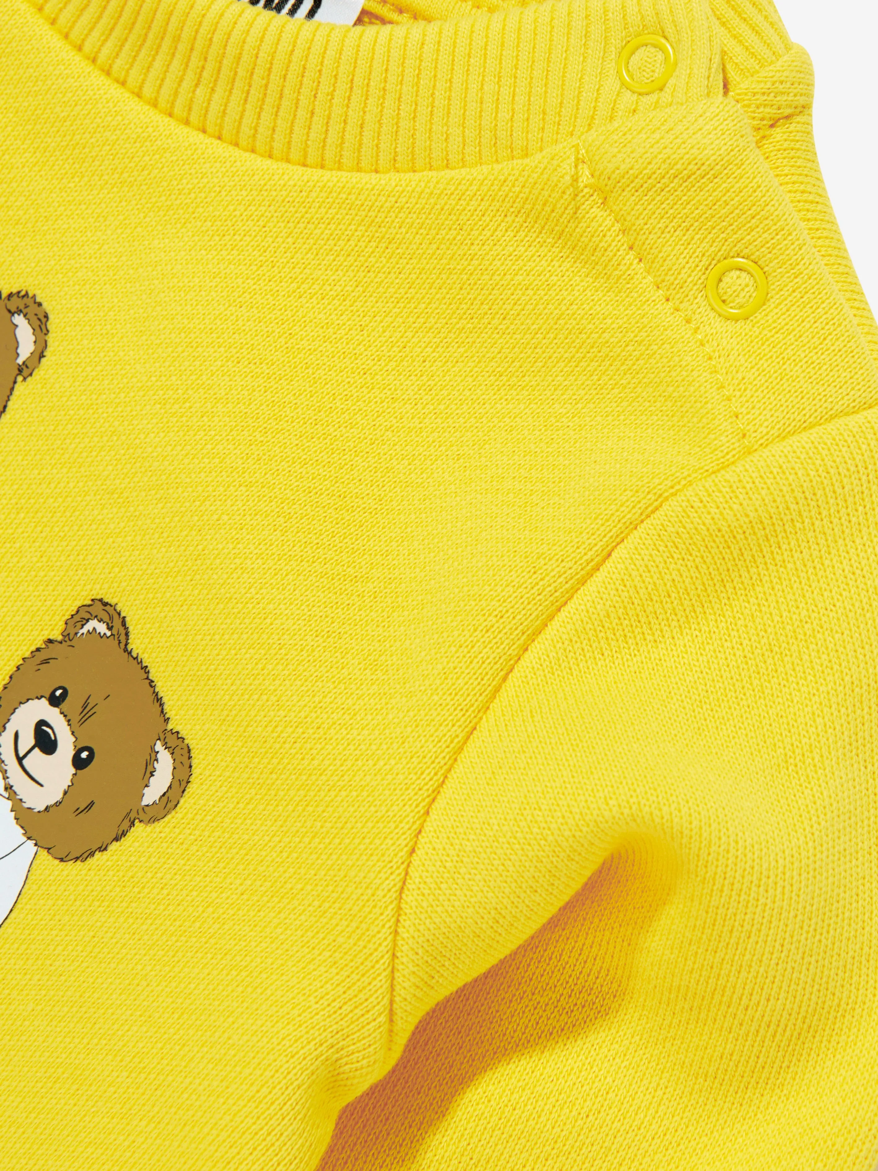 Baby Teddy Bear Logo Sweatshirt in Yellow
