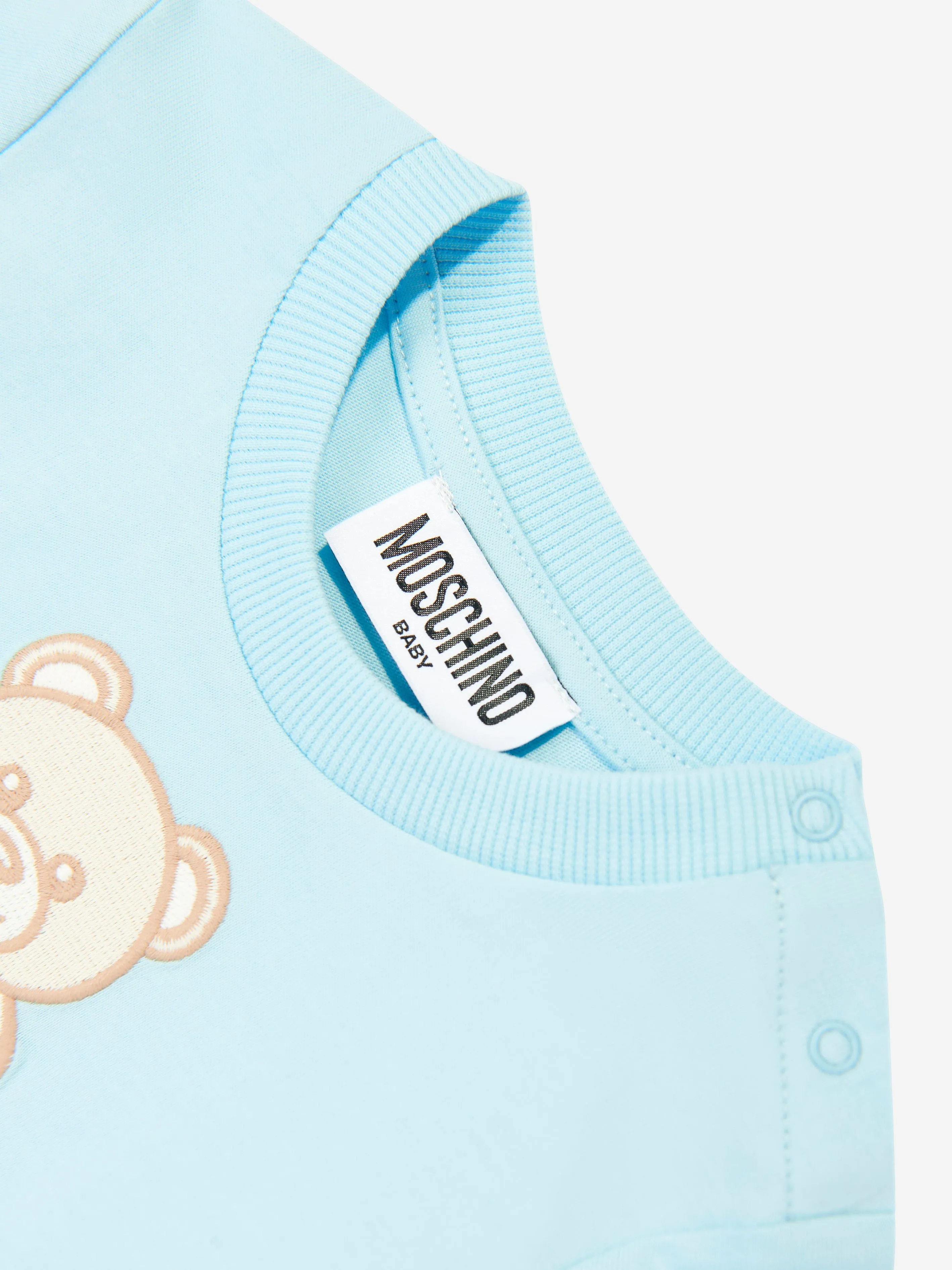 Baby Teddy Bear Logo T-Shirt in Blue