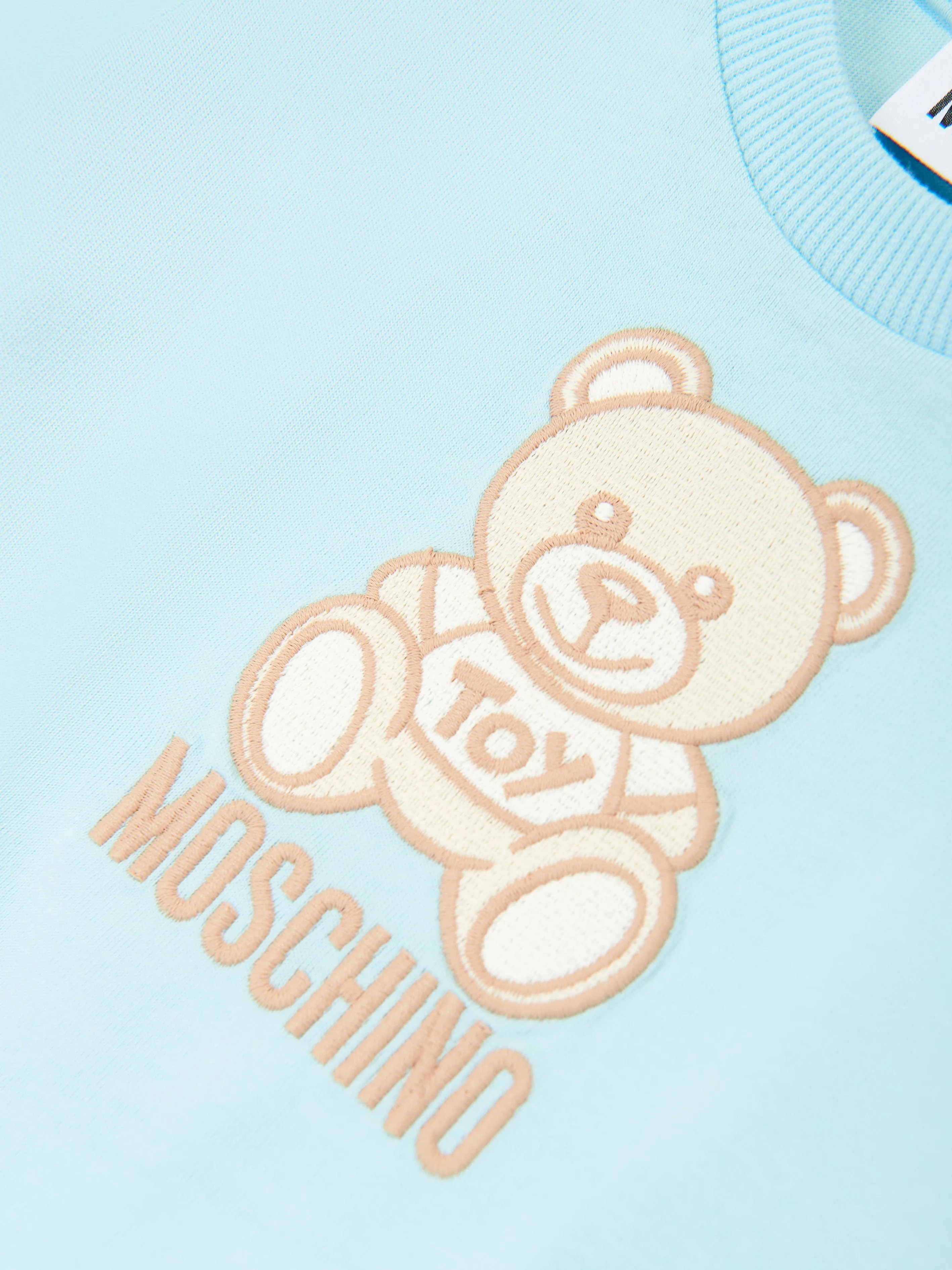 Baby Teddy Bear Logo T-Shirt in Blue