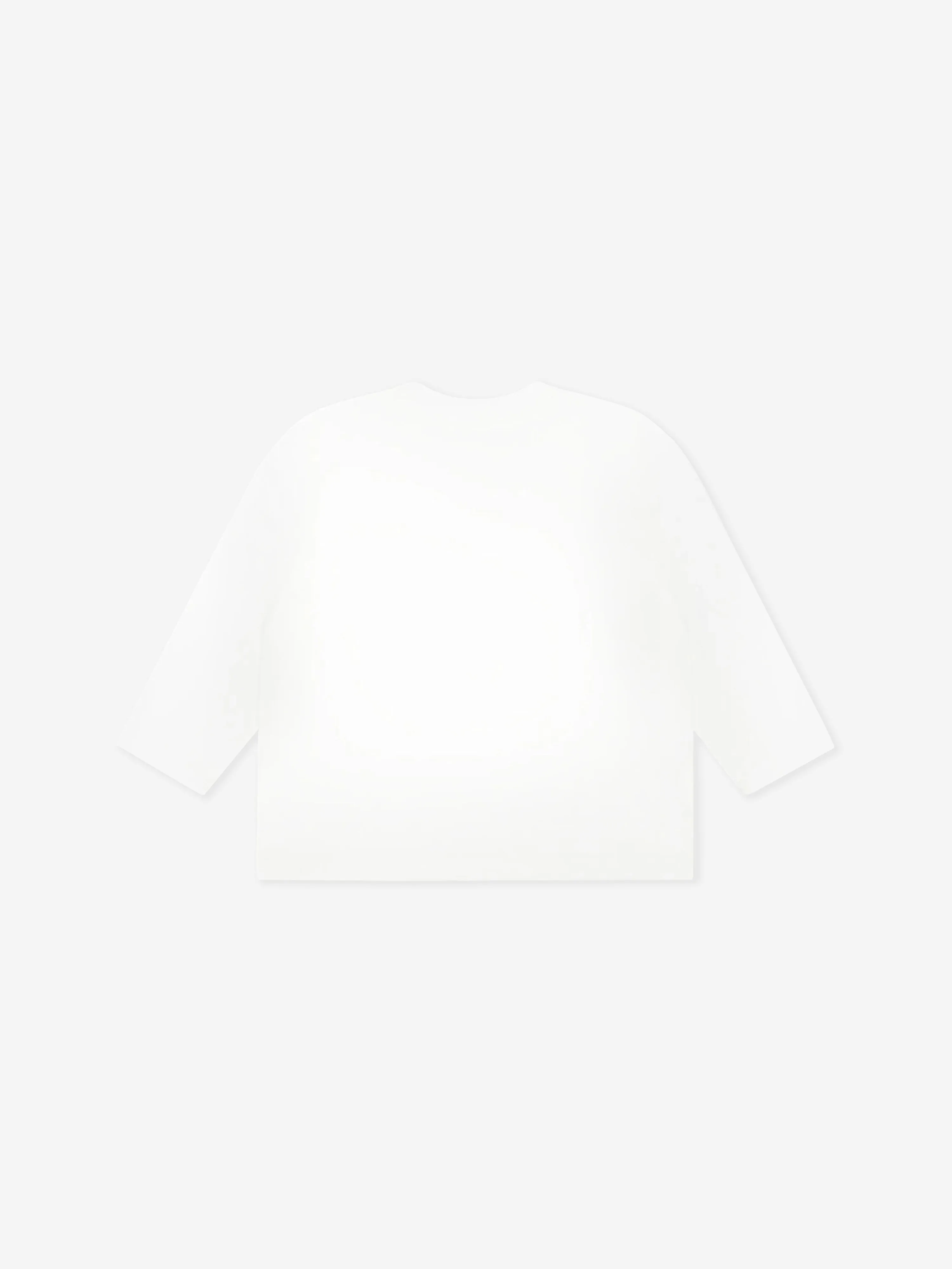 Baby Teddy Bear Long Sleeve T-Shirt in Ivory
