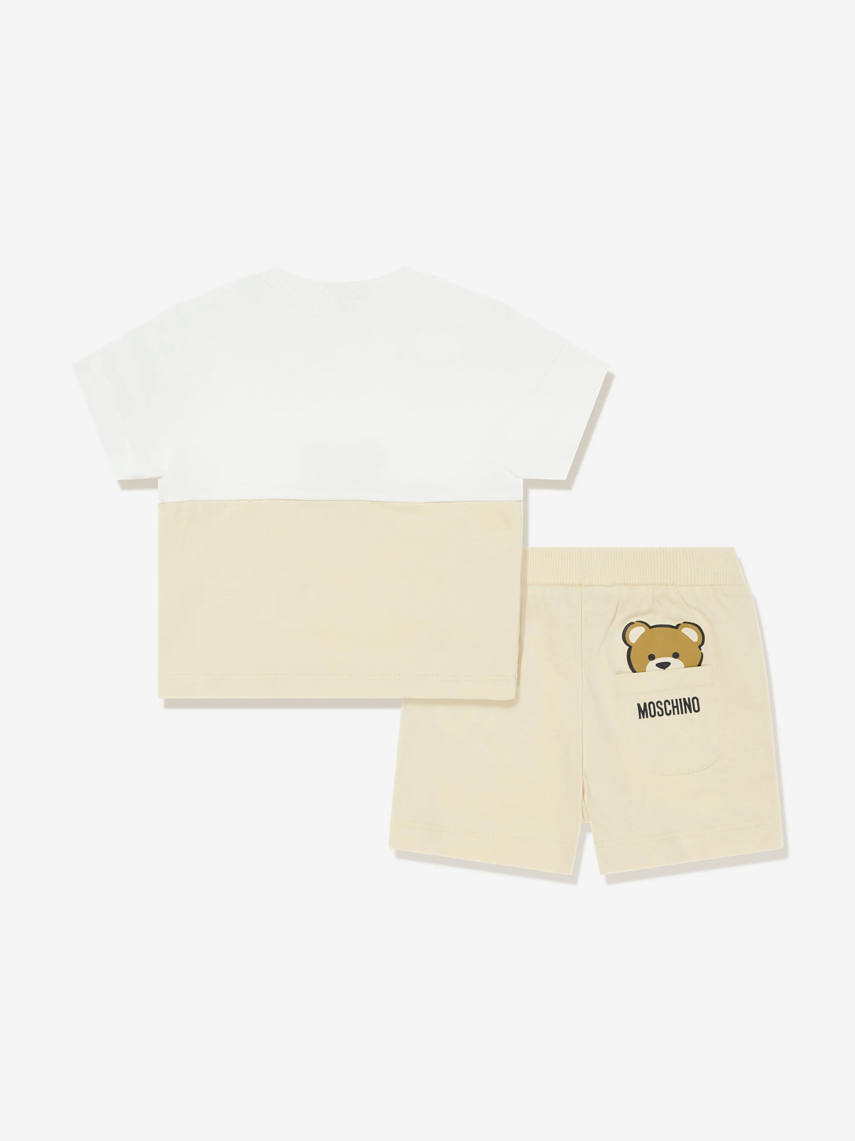 Baby Teddy Bear Short Set in Beige