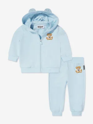 Baby Teddy Bear Tracksuit in Blue