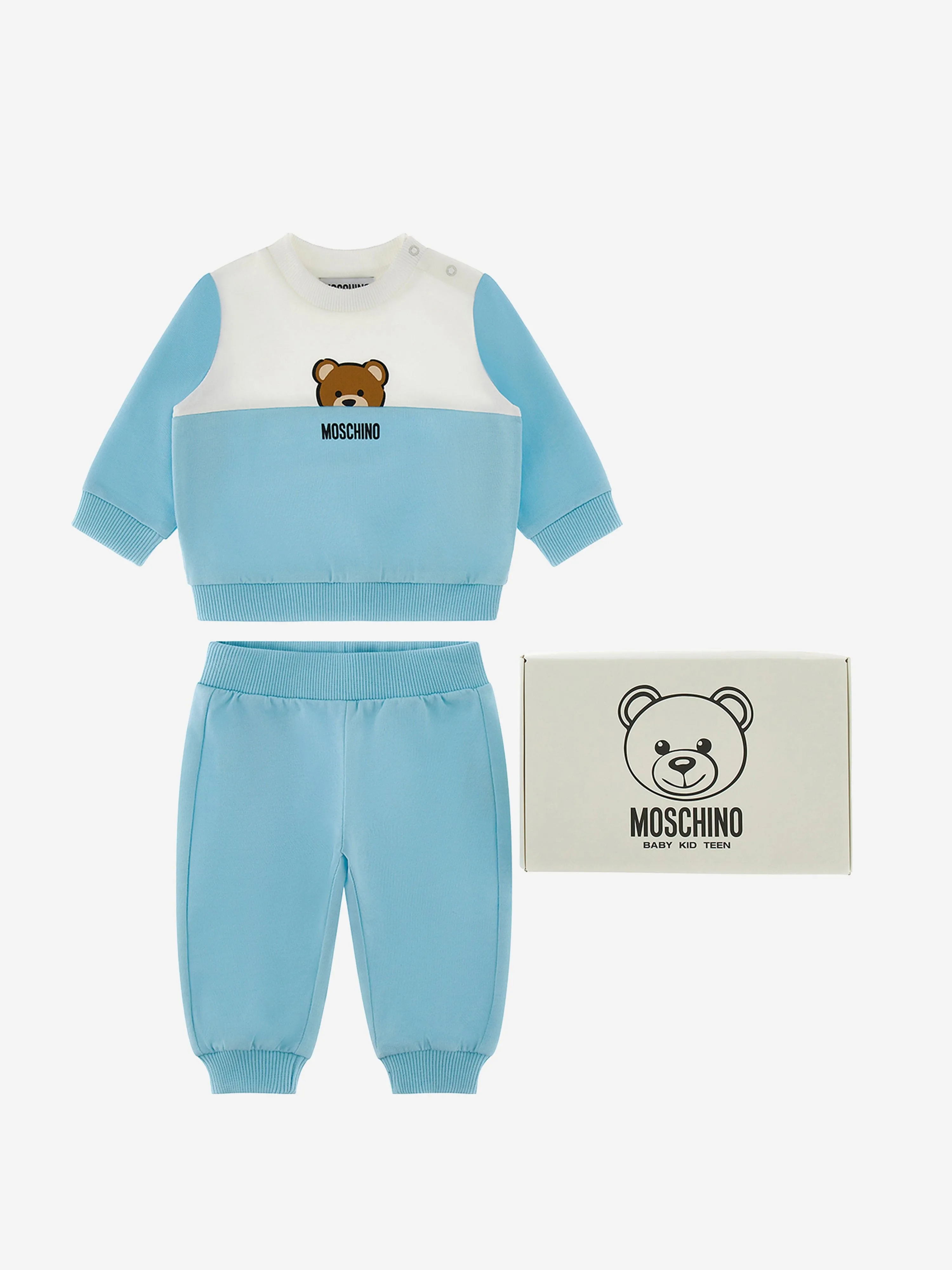 Baby Teddy Bear Tracksuit in Blue