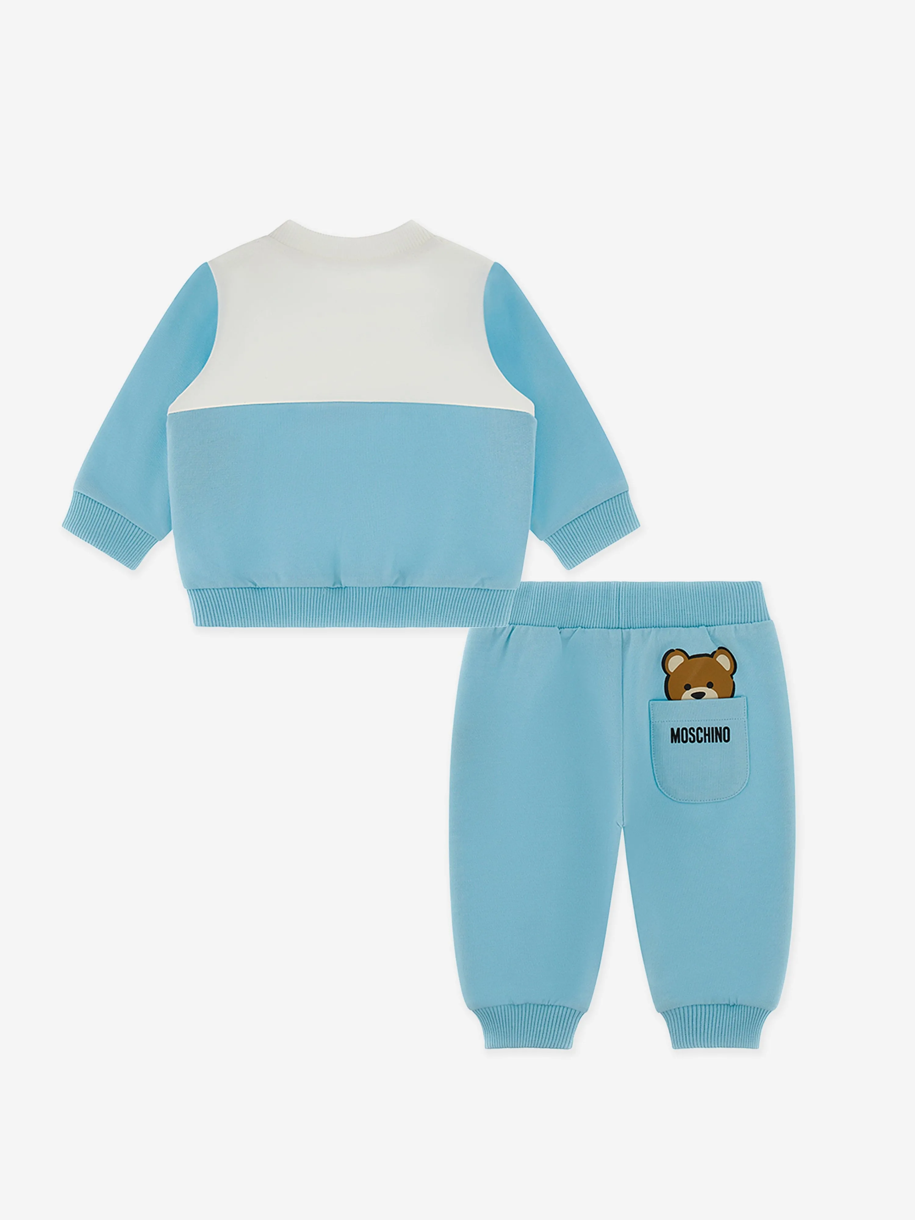 Baby Teddy Bear Tracksuit in Blue