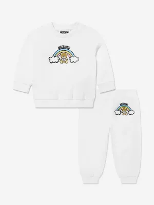 Baby Teddy Bear Tracksuit in Ivory