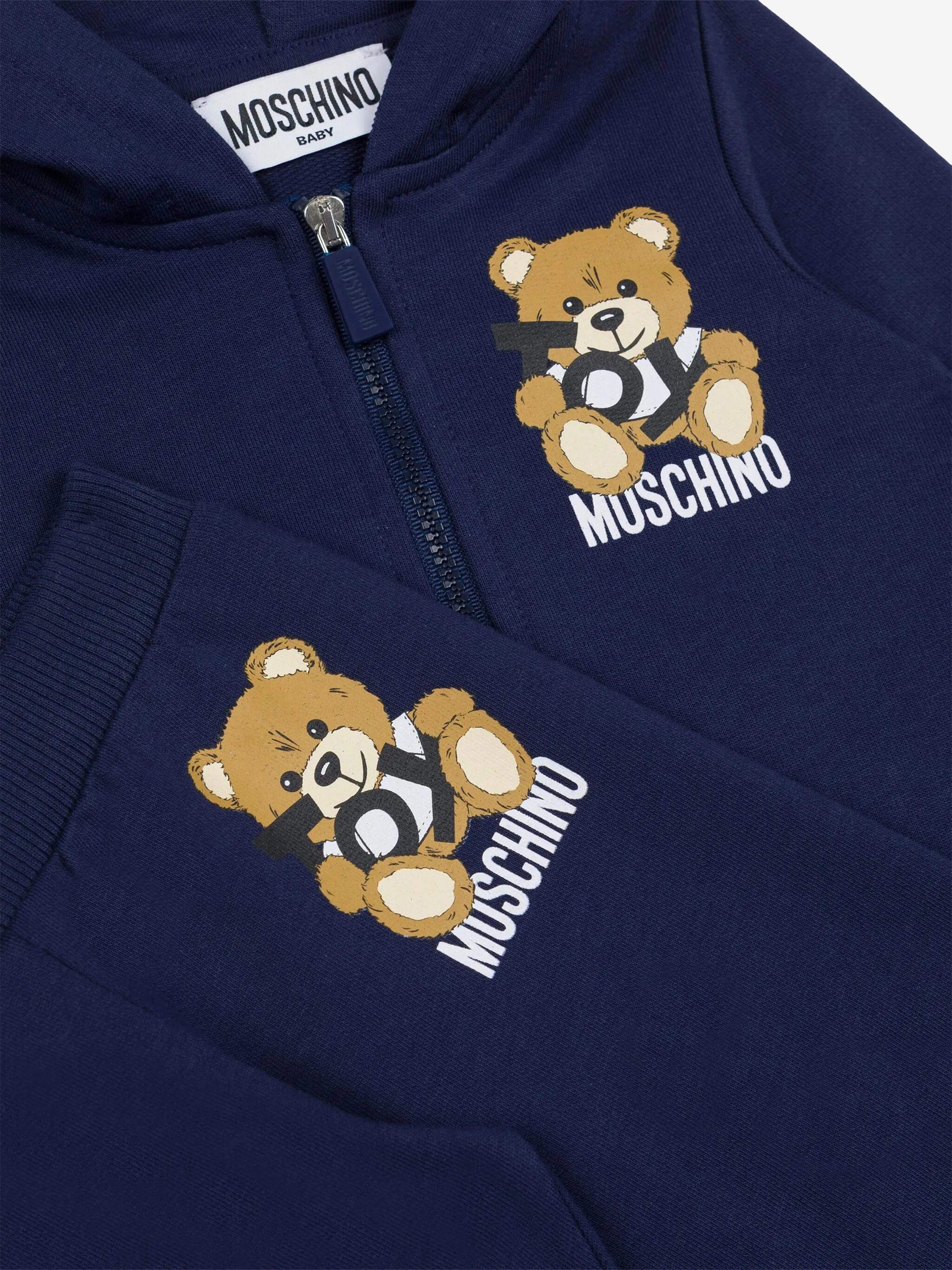 Baby Teddy Bear Tracksuit in Navy