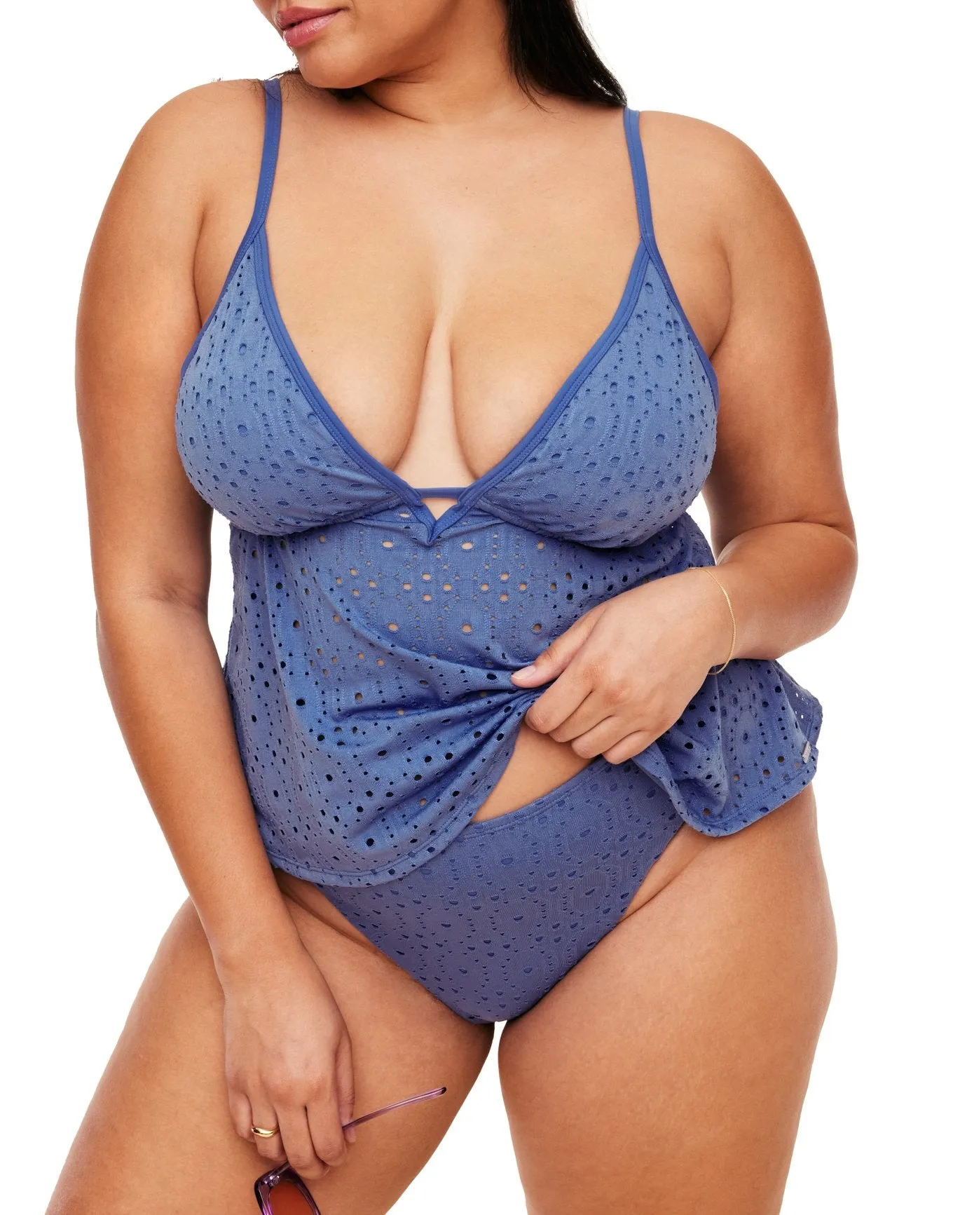 Bailee Women's Plus-Size Swimwear Tankini Top
