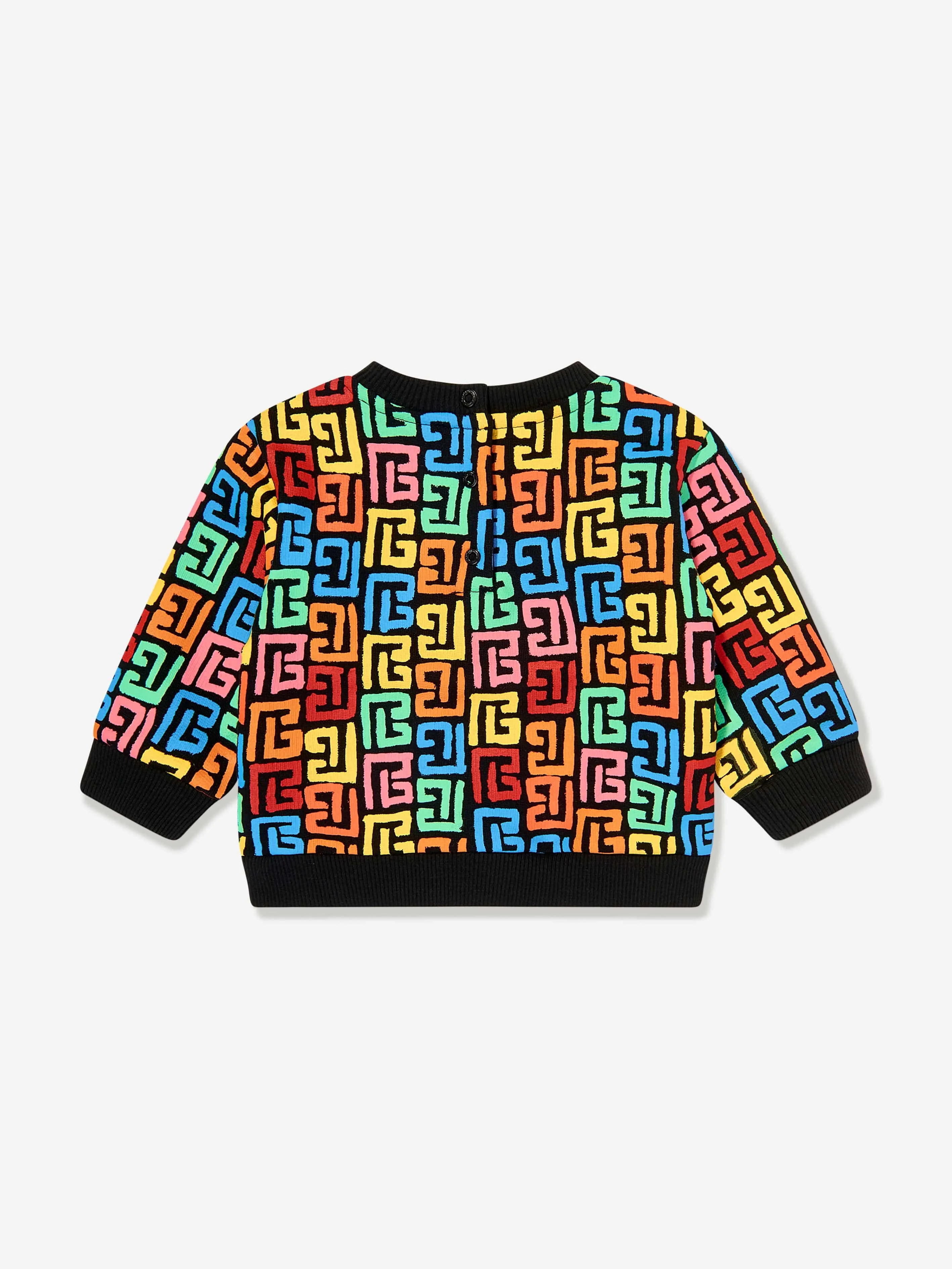 Balmain Baby Boys Monogram Sweatshirt in Black