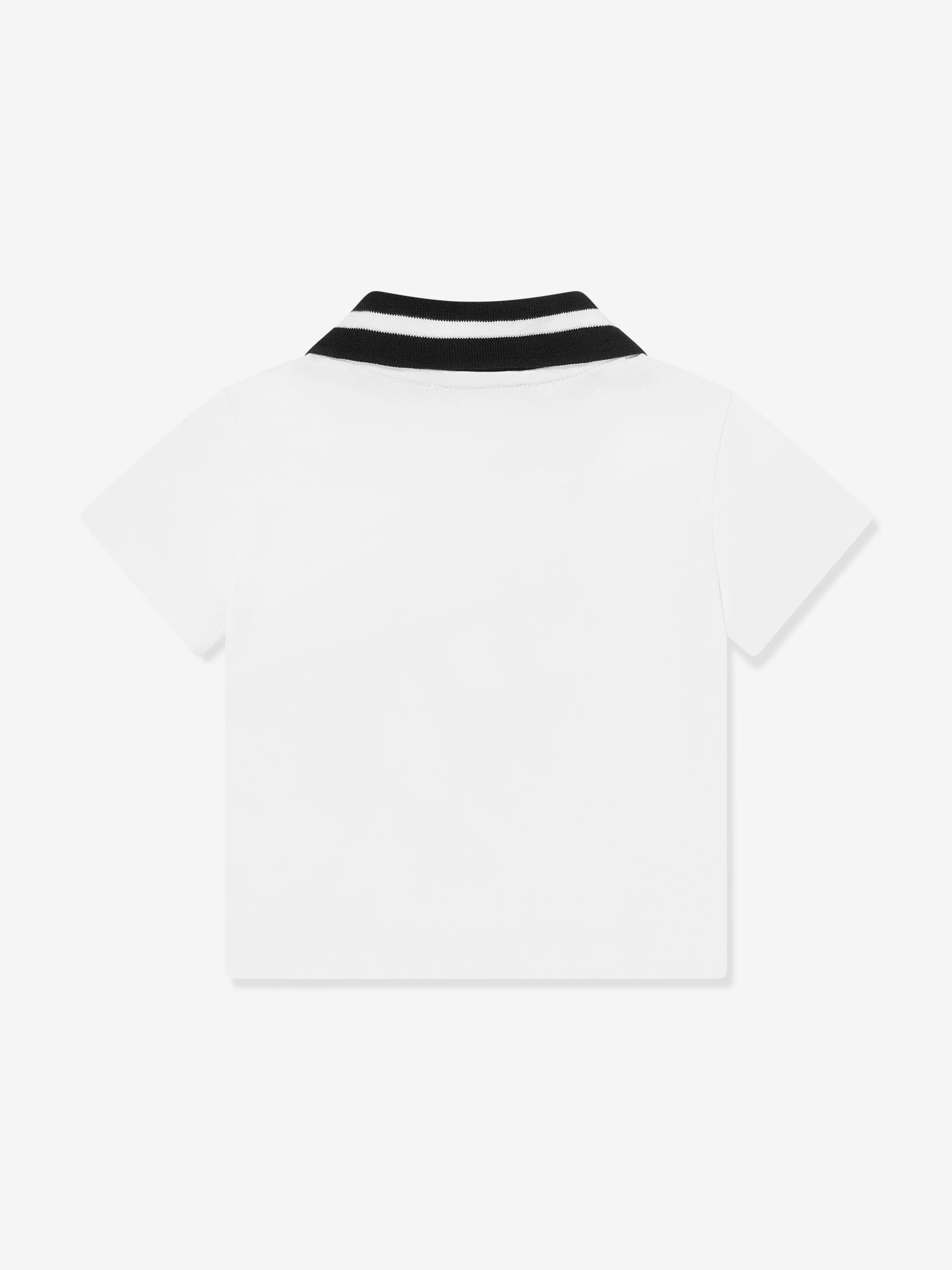 Balmain Baby Boys Polo Shirt in White