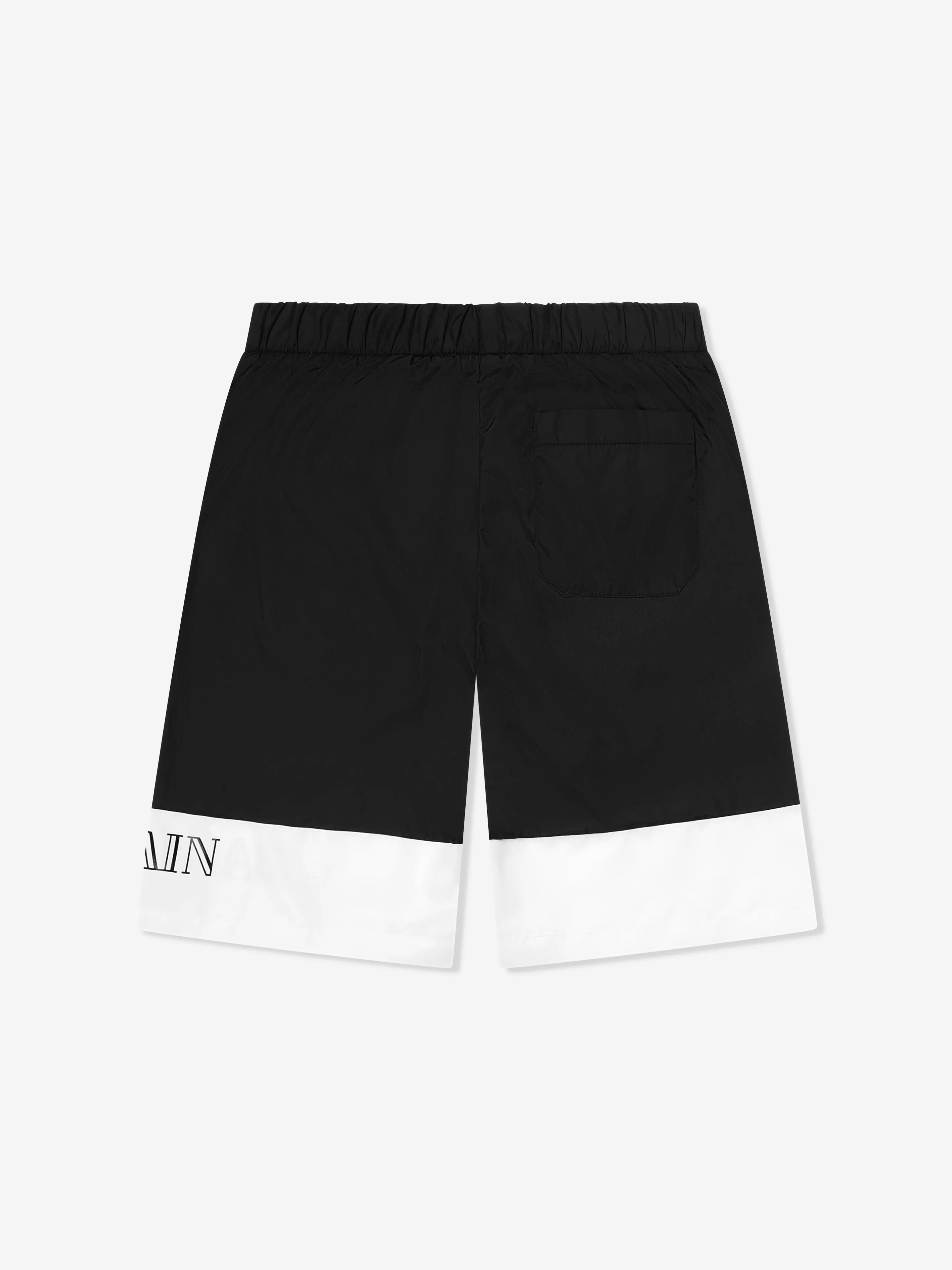 Balmain Boys Logo Swim Shorts in Black