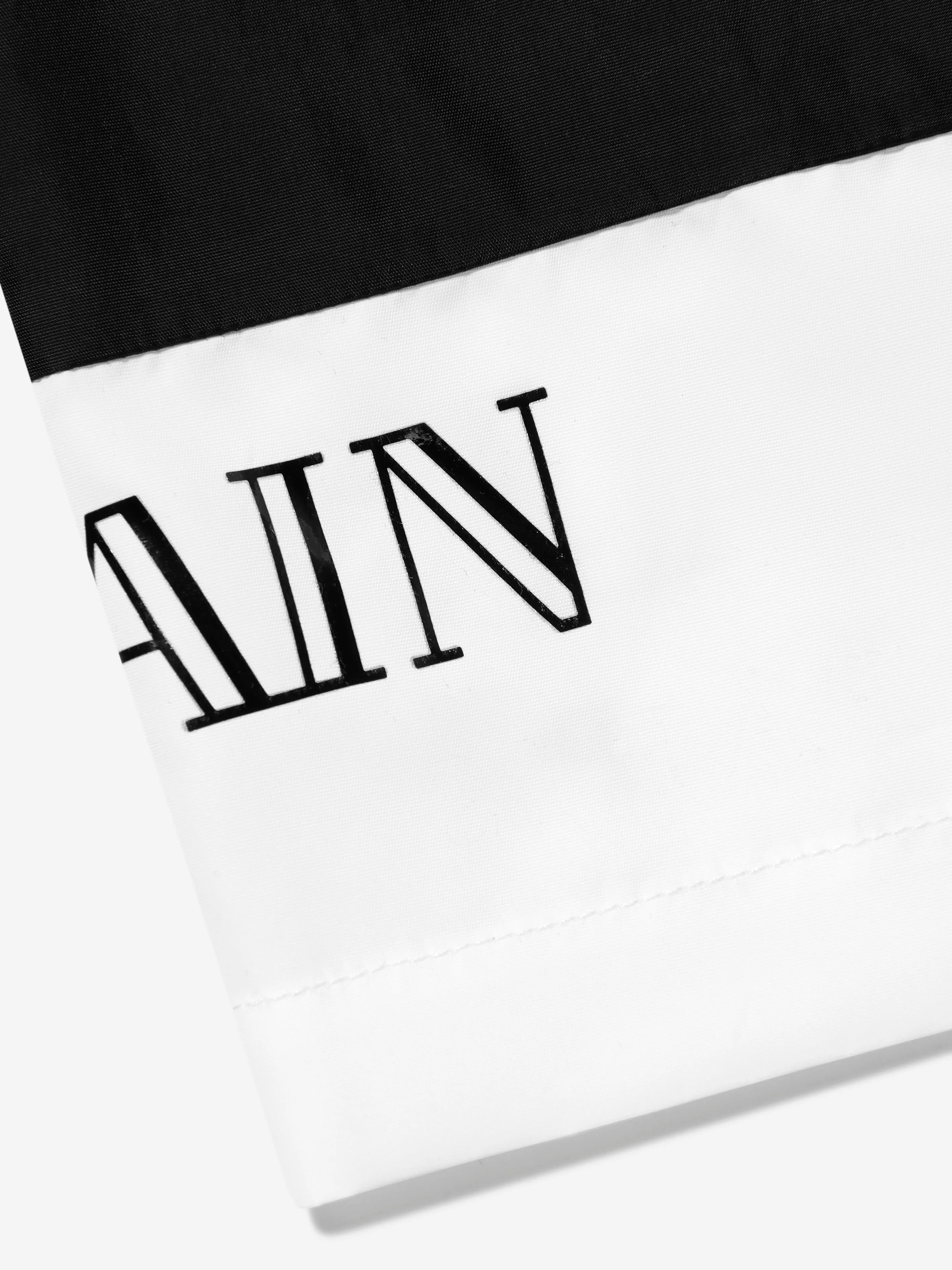 Balmain Boys Logo Swim Shorts in Black