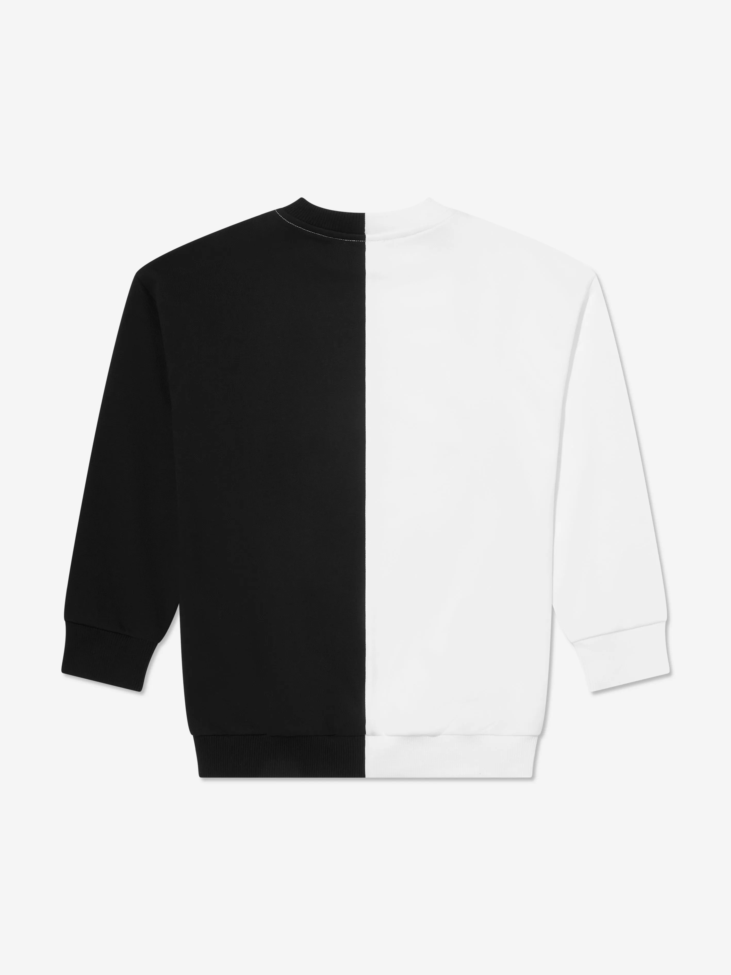 Balmain Kids Colourblock Sweatshirt in White