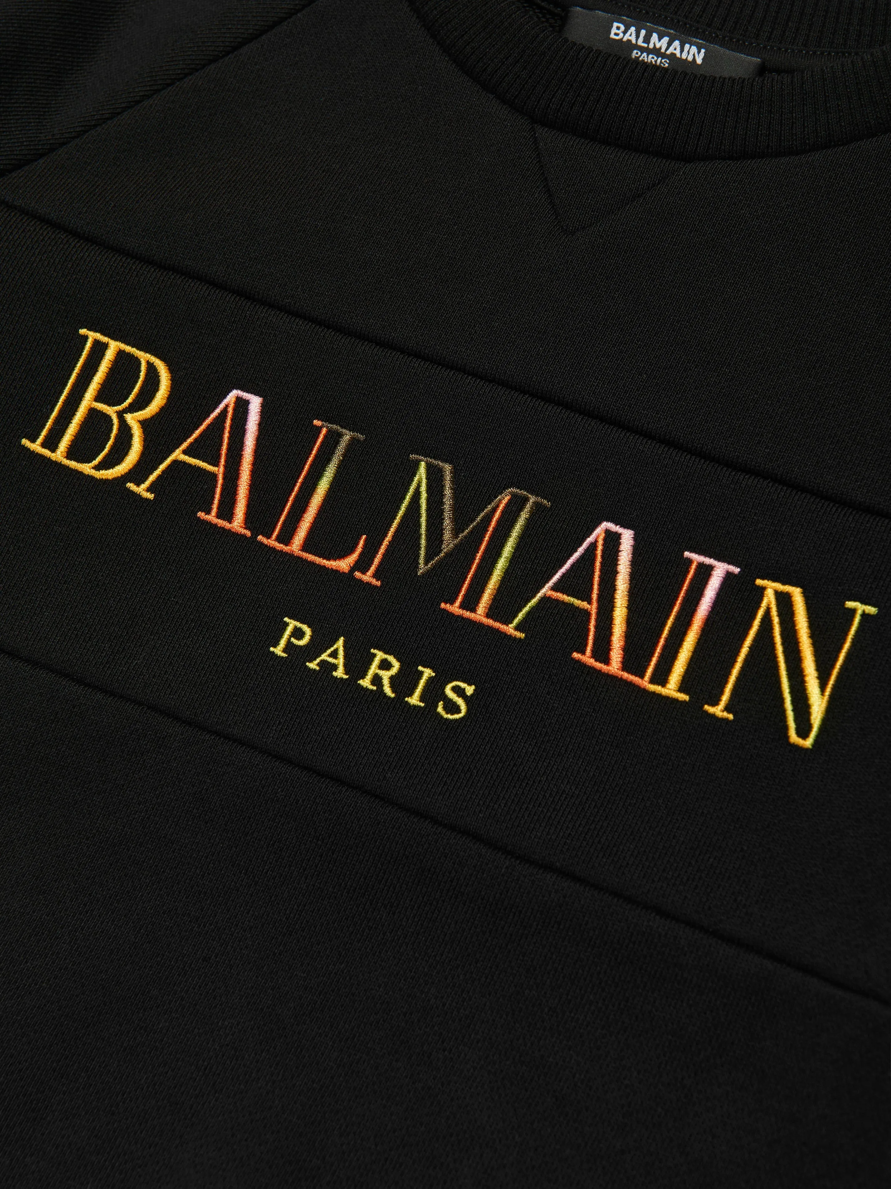 Balmain Kids Logo Sweathshirt in Black