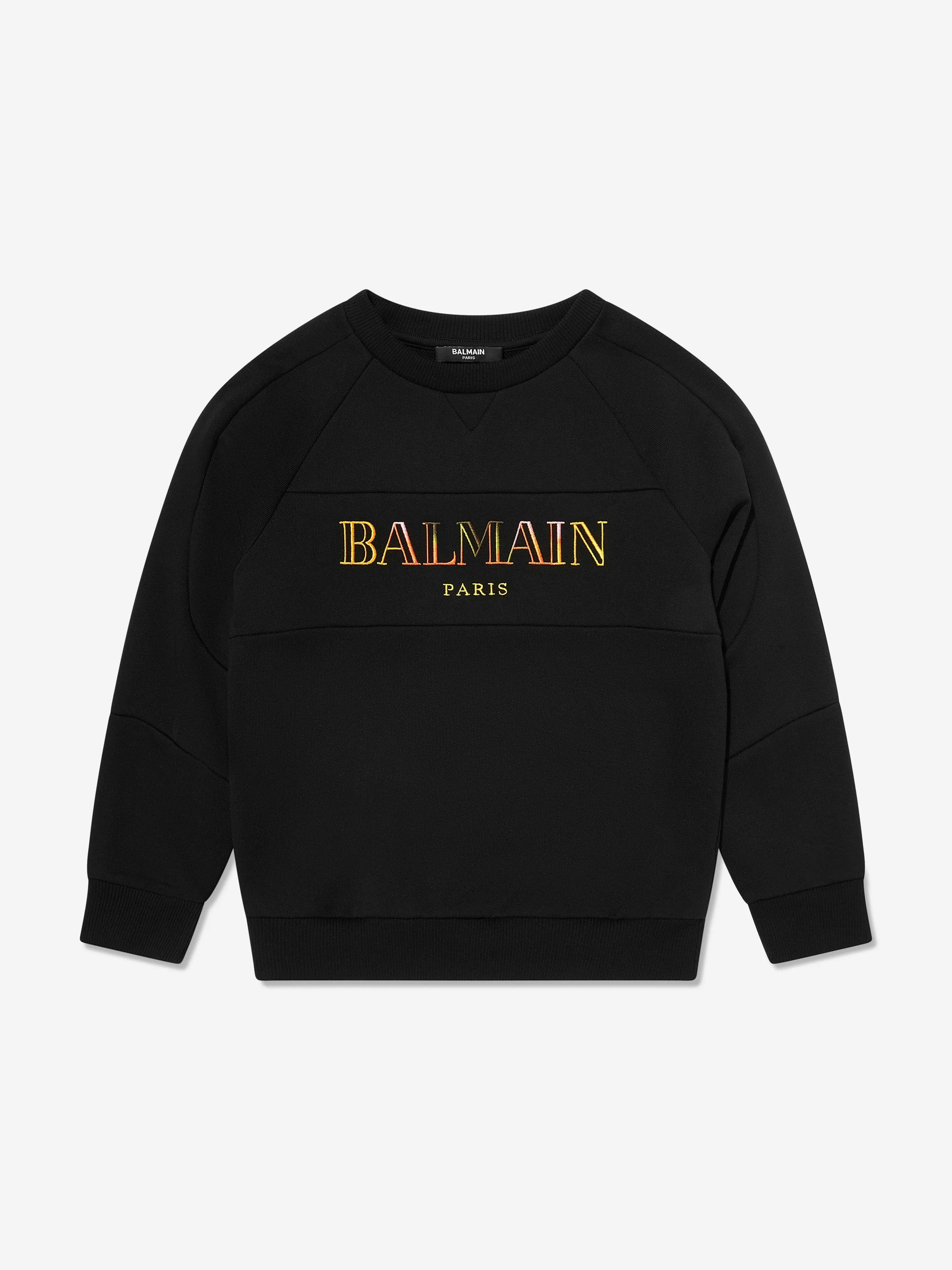 Balmain Kids Logo Sweathshirt in Black