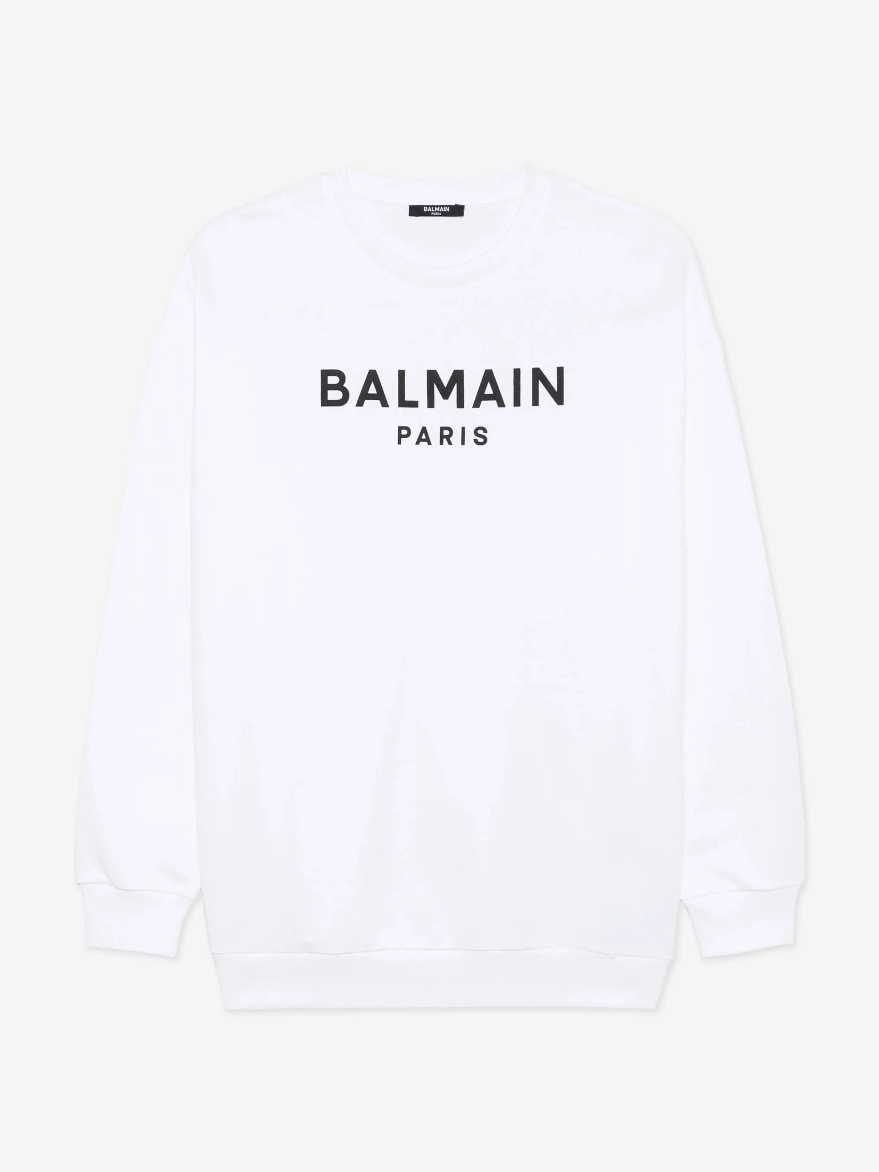 Balmain Kids Logo Sweatshirt in White