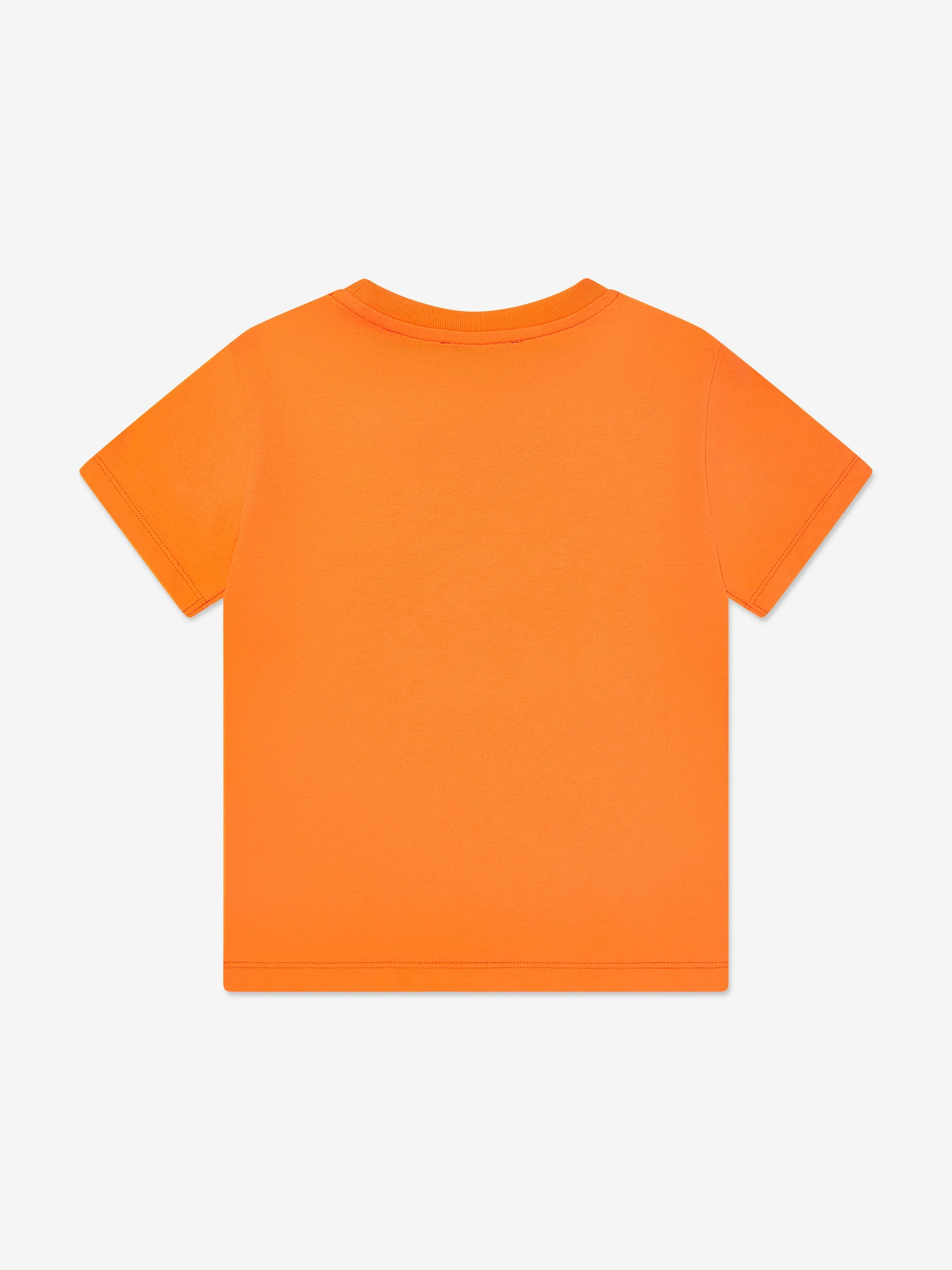Balmain Kids Logo T-Shirt in Orange