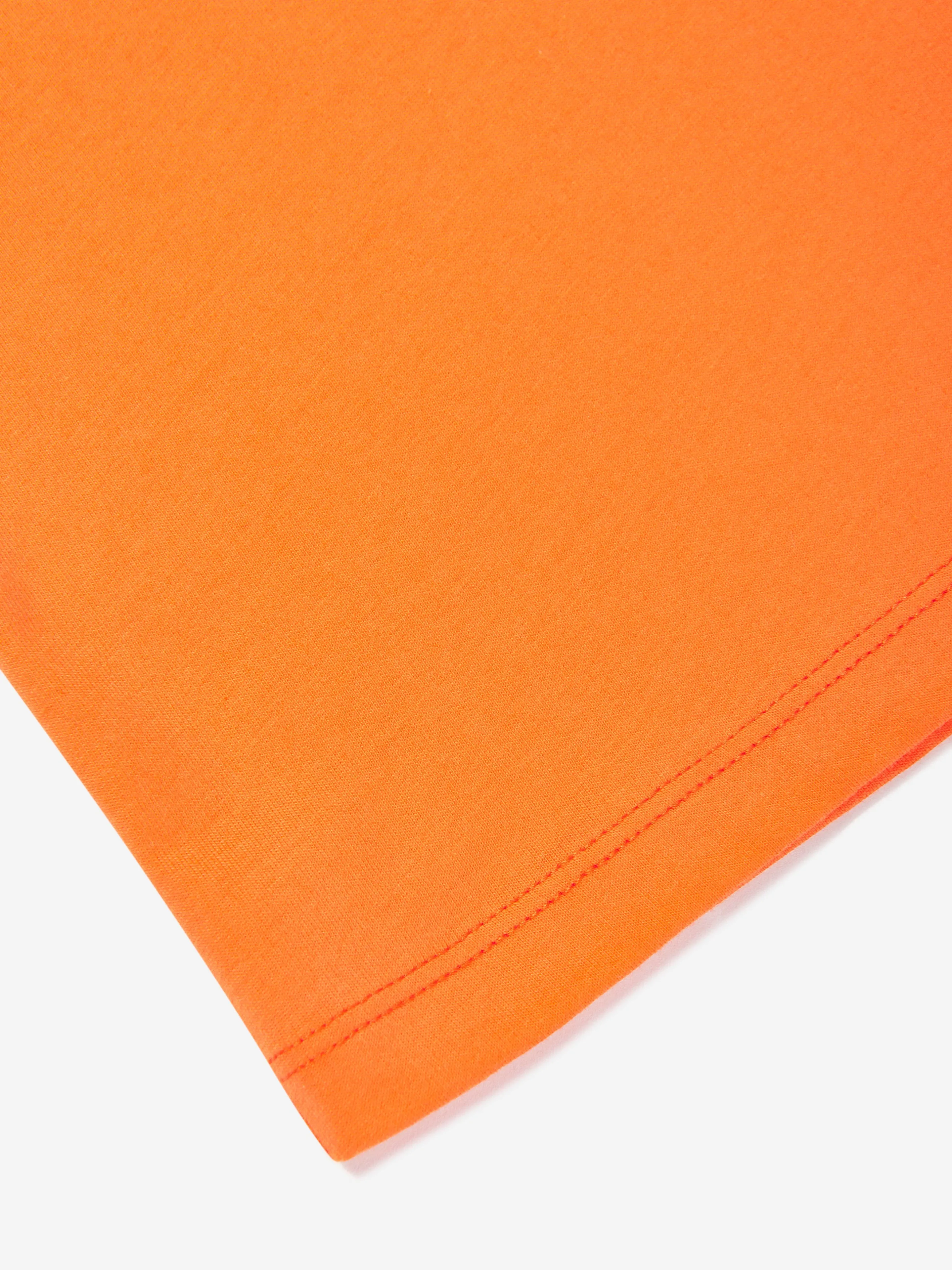 Balmain Kids Logo T-Shirt in Orange