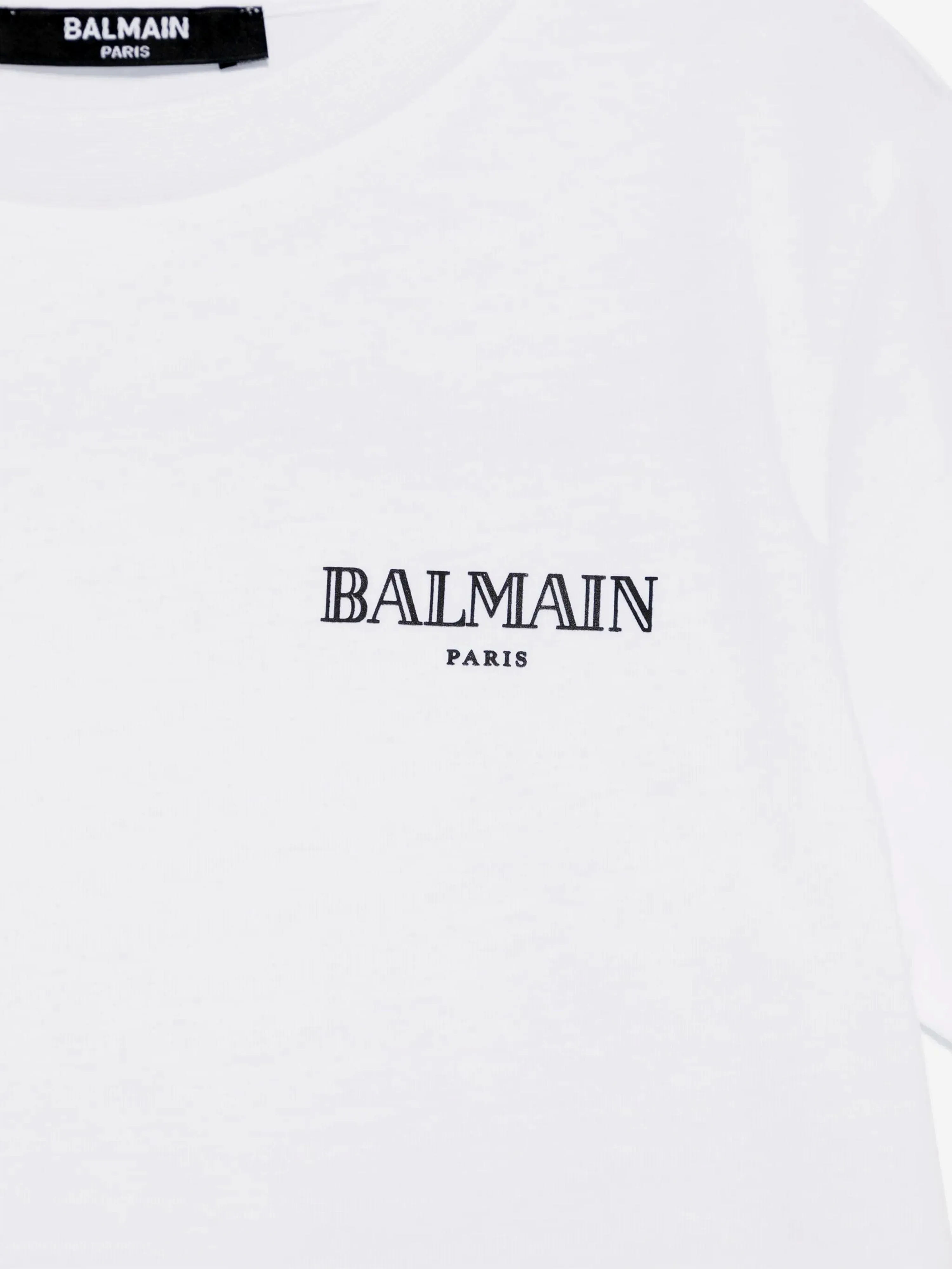 Balmain Kids Logo T-Shirt in White