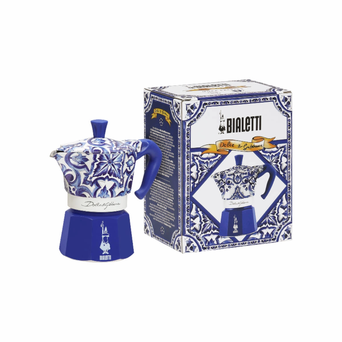 Bialetti Dolce & Gabbana Moka Express Mediterrean Blue 3 Cup (130ml)
