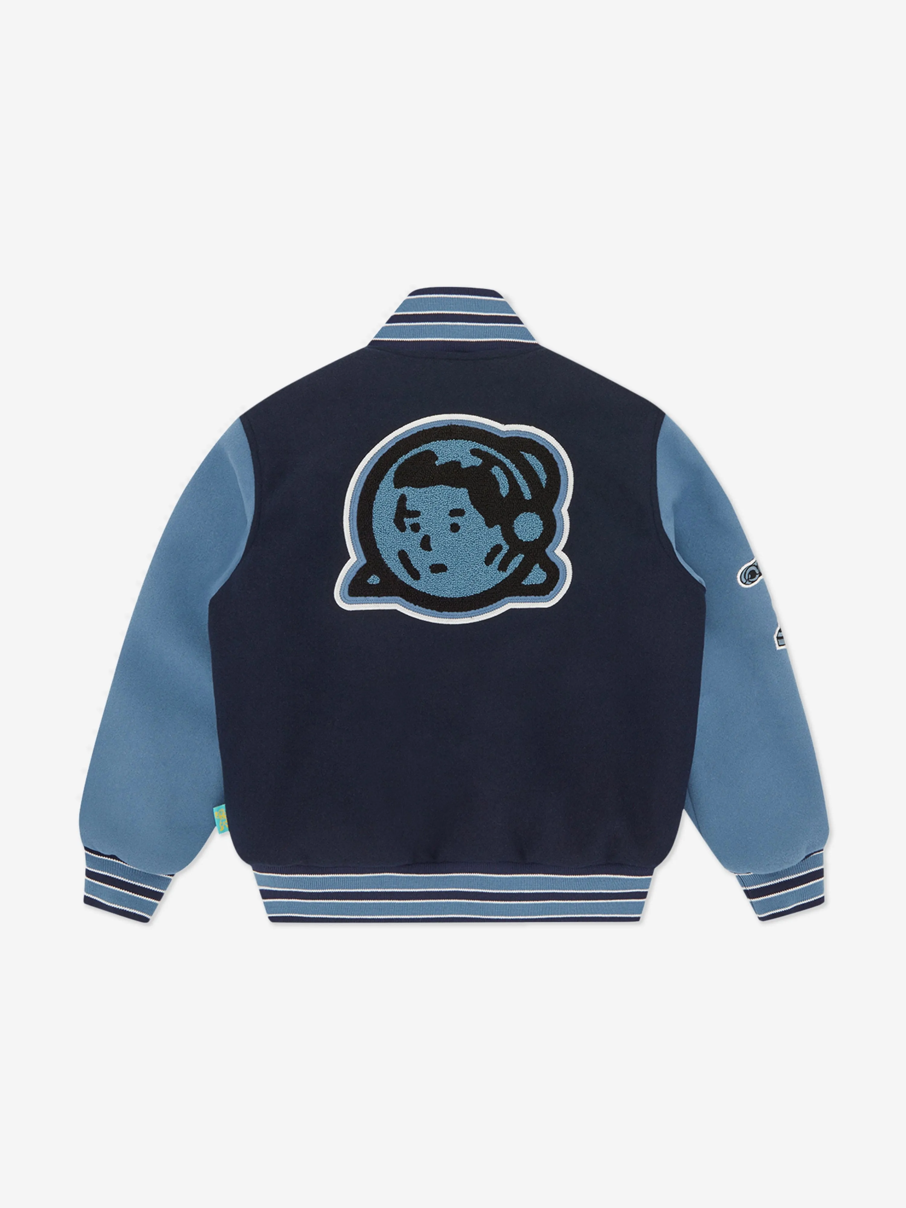 Billionaire Boys Club Boys Astro Varsity Jacket in Navy