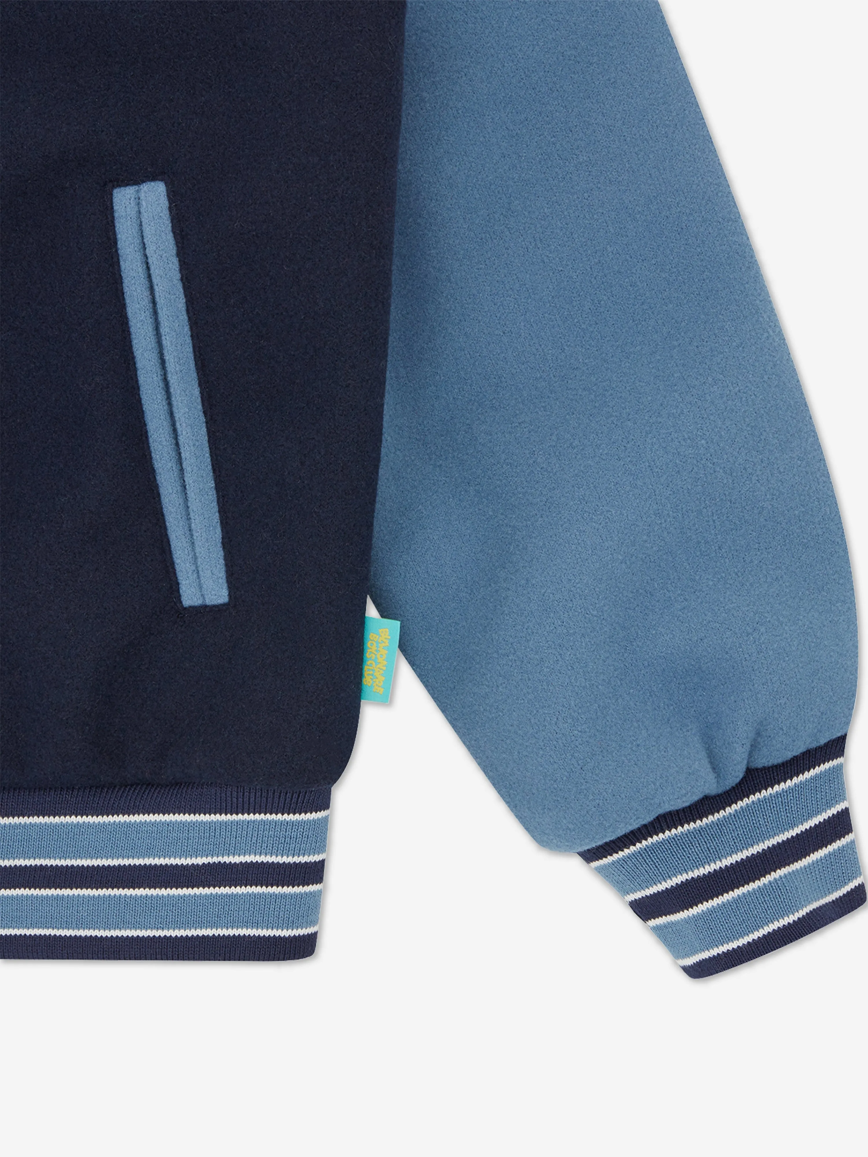 Billionaire Boys Club Boys Astro Varsity Jacket in Navy