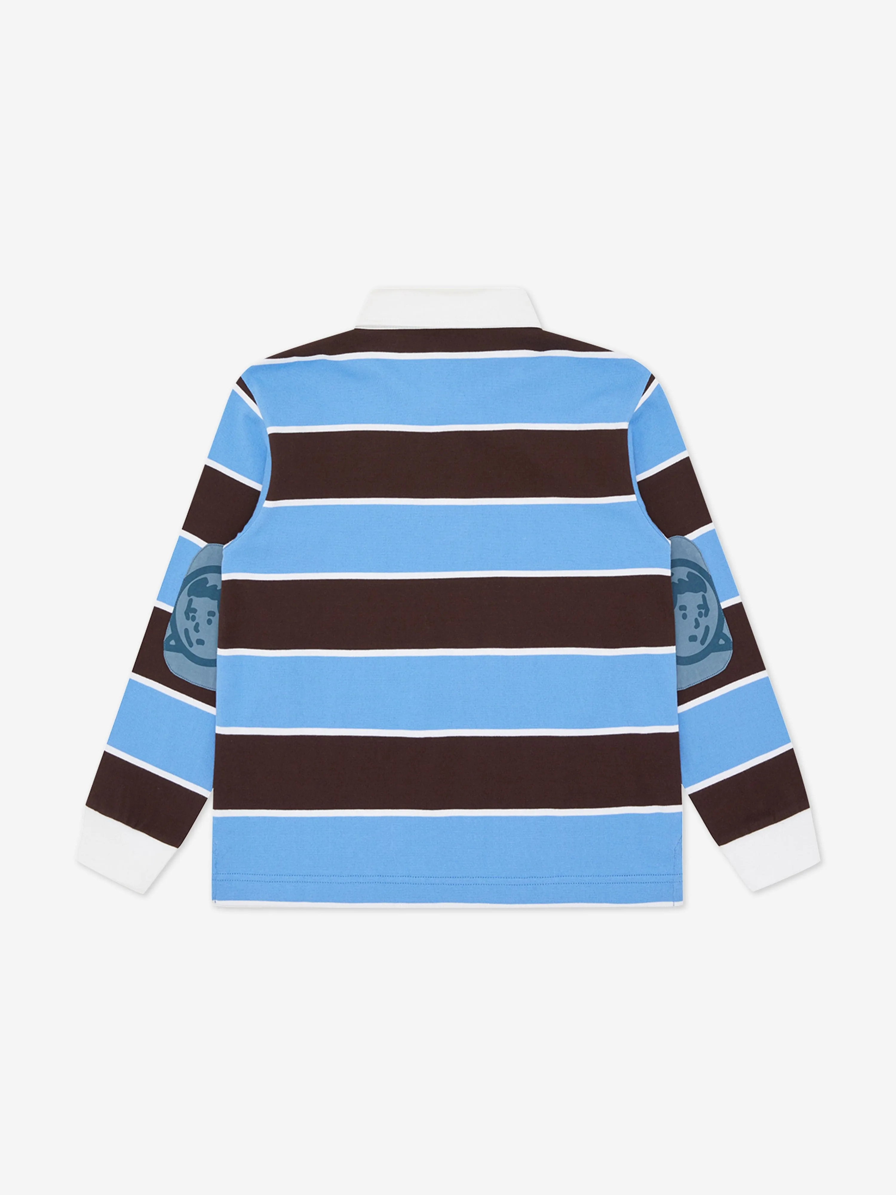 Billionaire Boys Club Boys Striped Rugby Shirt in Blue