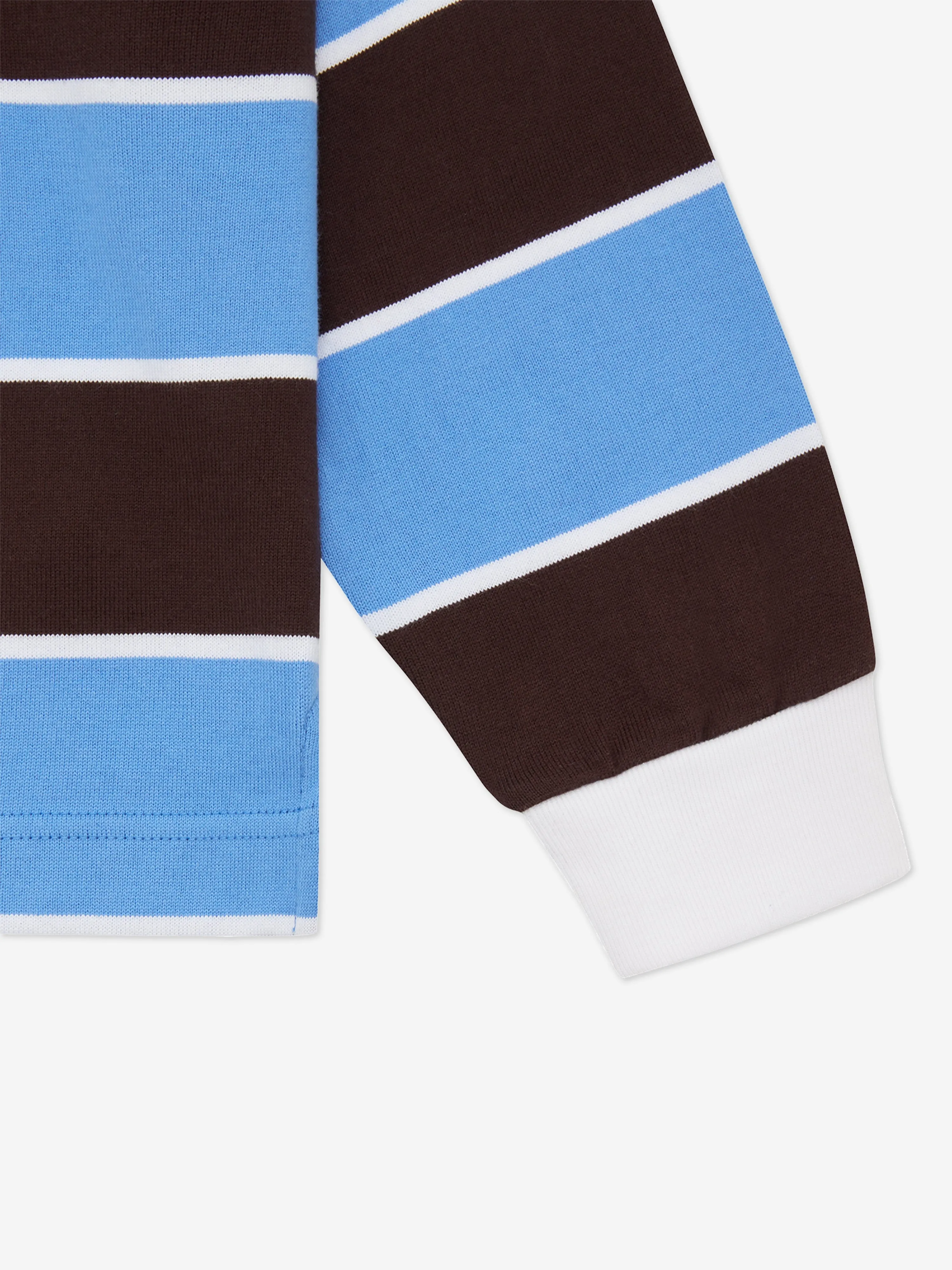 Billionaire Boys Club Boys Striped Rugby Shirt in Blue