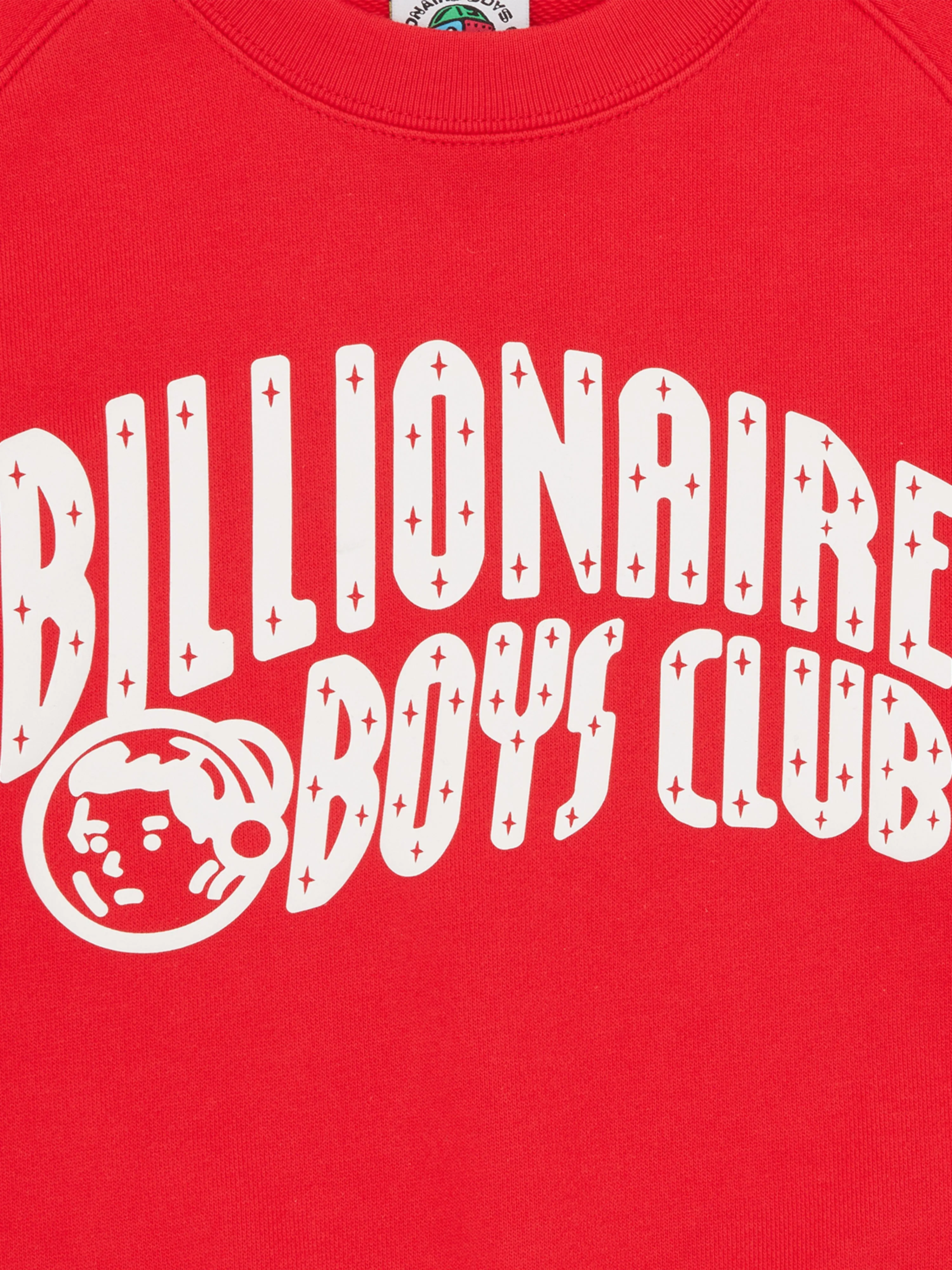 Billionaire Boys Club Kids Arch Logo Sweatshirt in Red