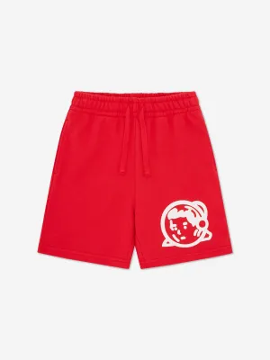Billionaire Boys Club Kids Astro Helmet Sweat Shorts in Red