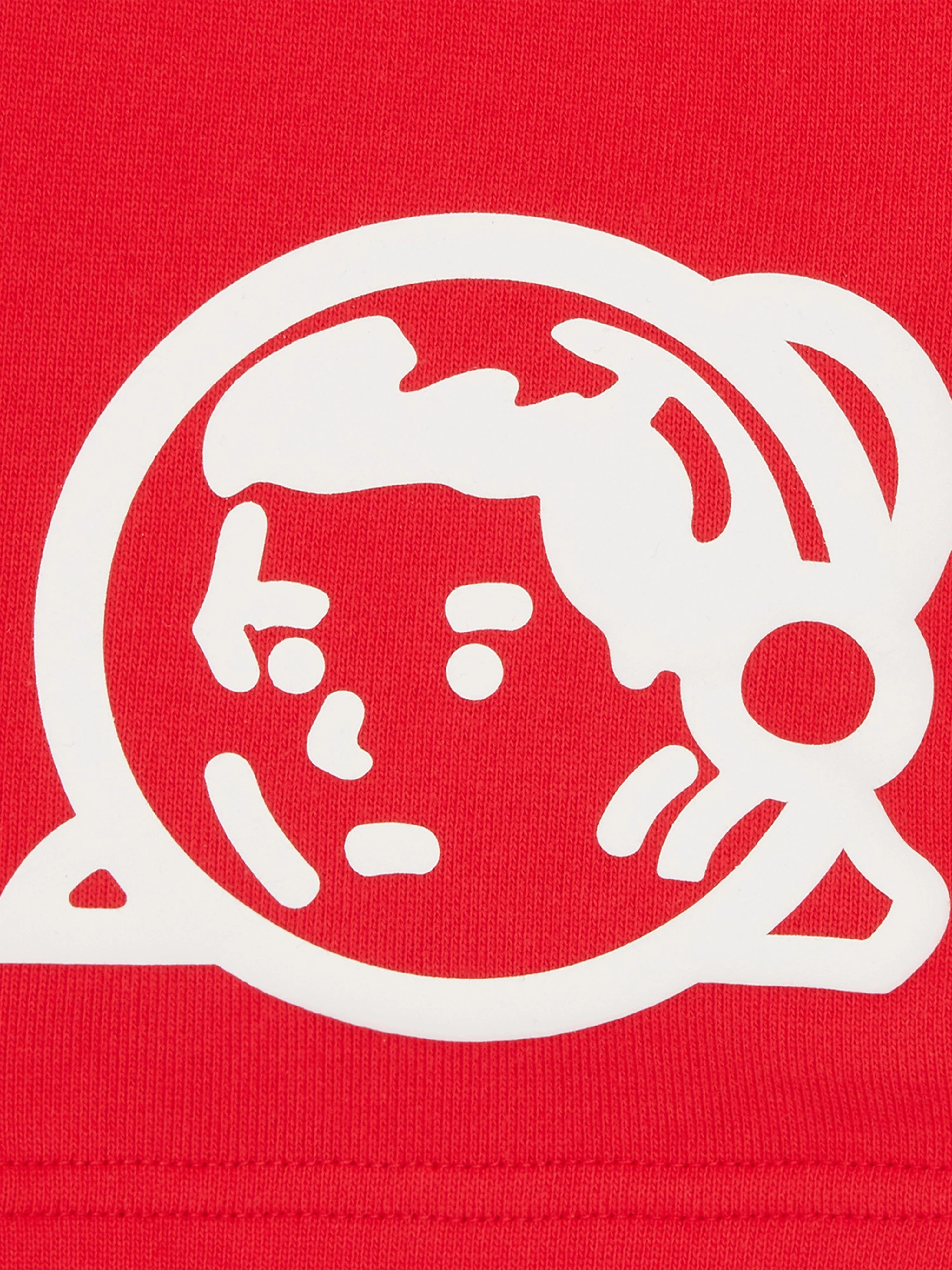 Billionaire Boys Club Kids Astro Helmet Sweat Shorts in Red