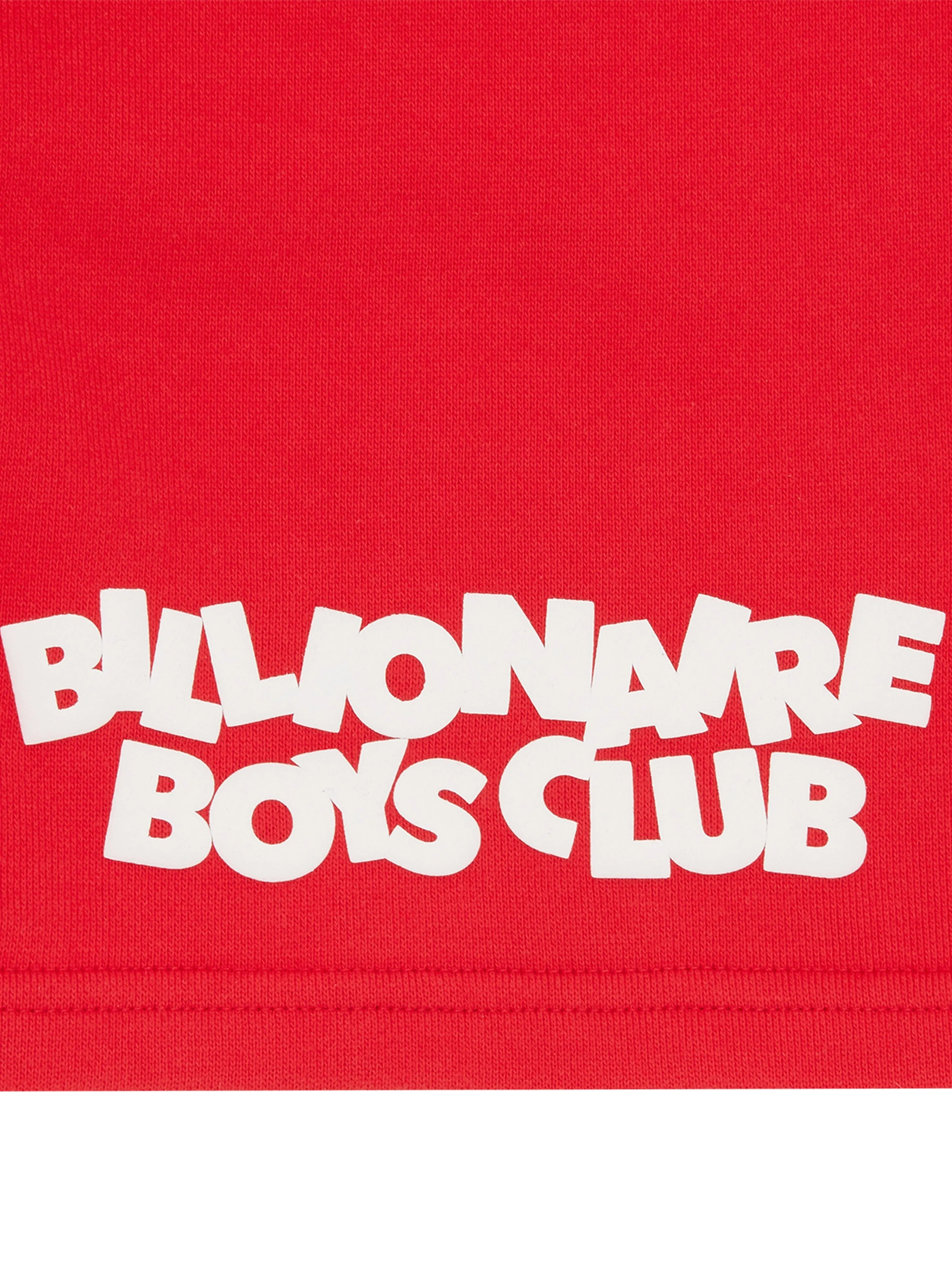 Billionaire Boys Club Kids Astro Helmet Sweat Shorts in Red