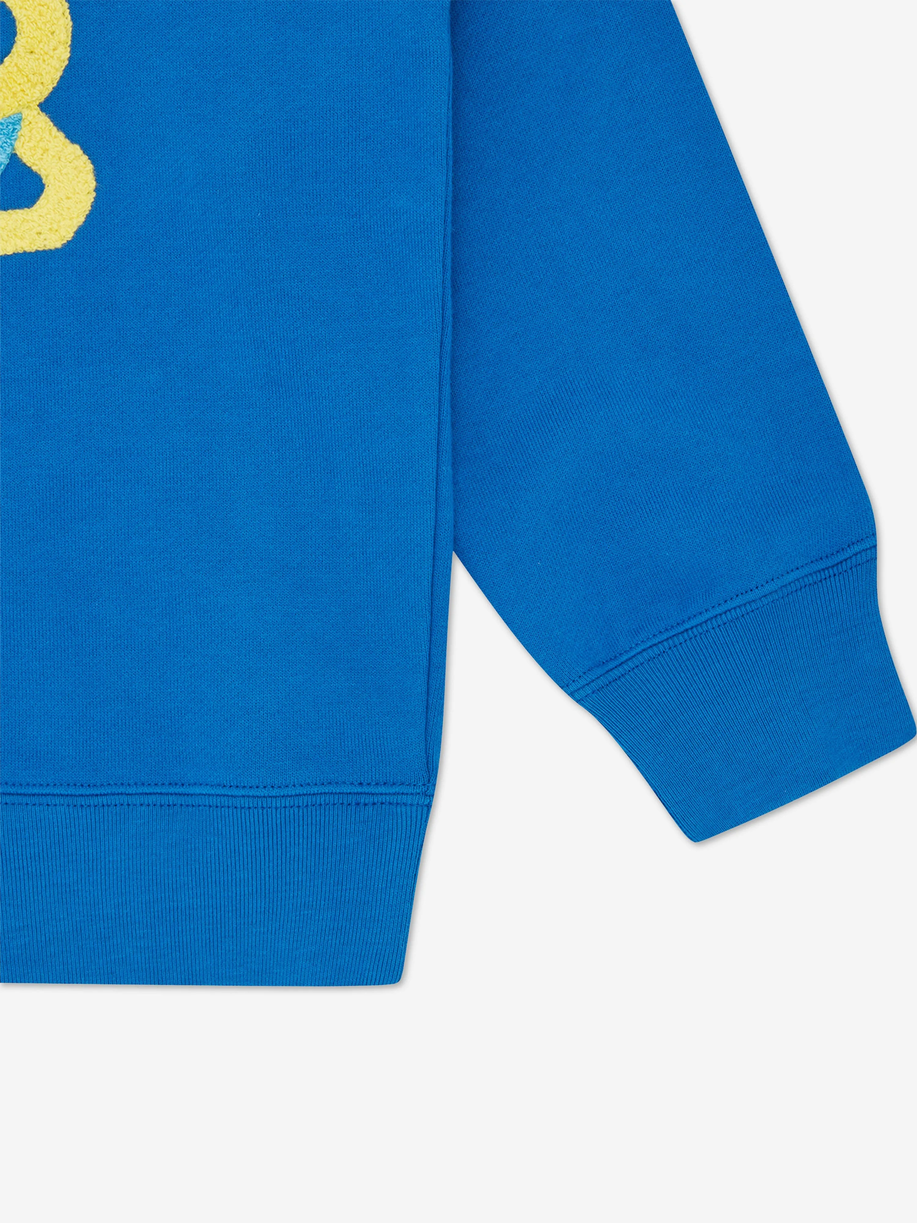 Billionaire Boys Club Kids Chainstitch Astro Popover Hood in Blue