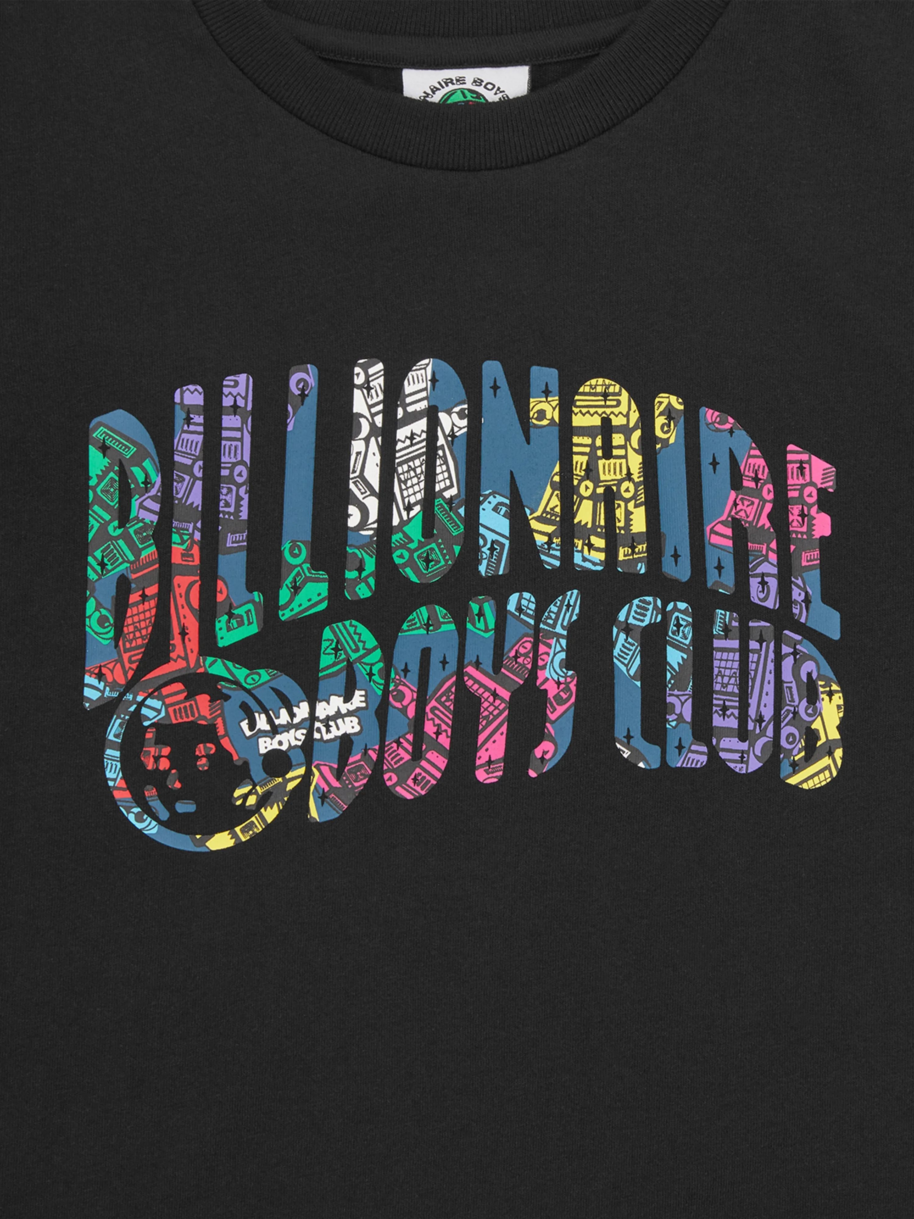 Billionaire Boys Club Kids Robot Arch Logo T-Shirt in Black