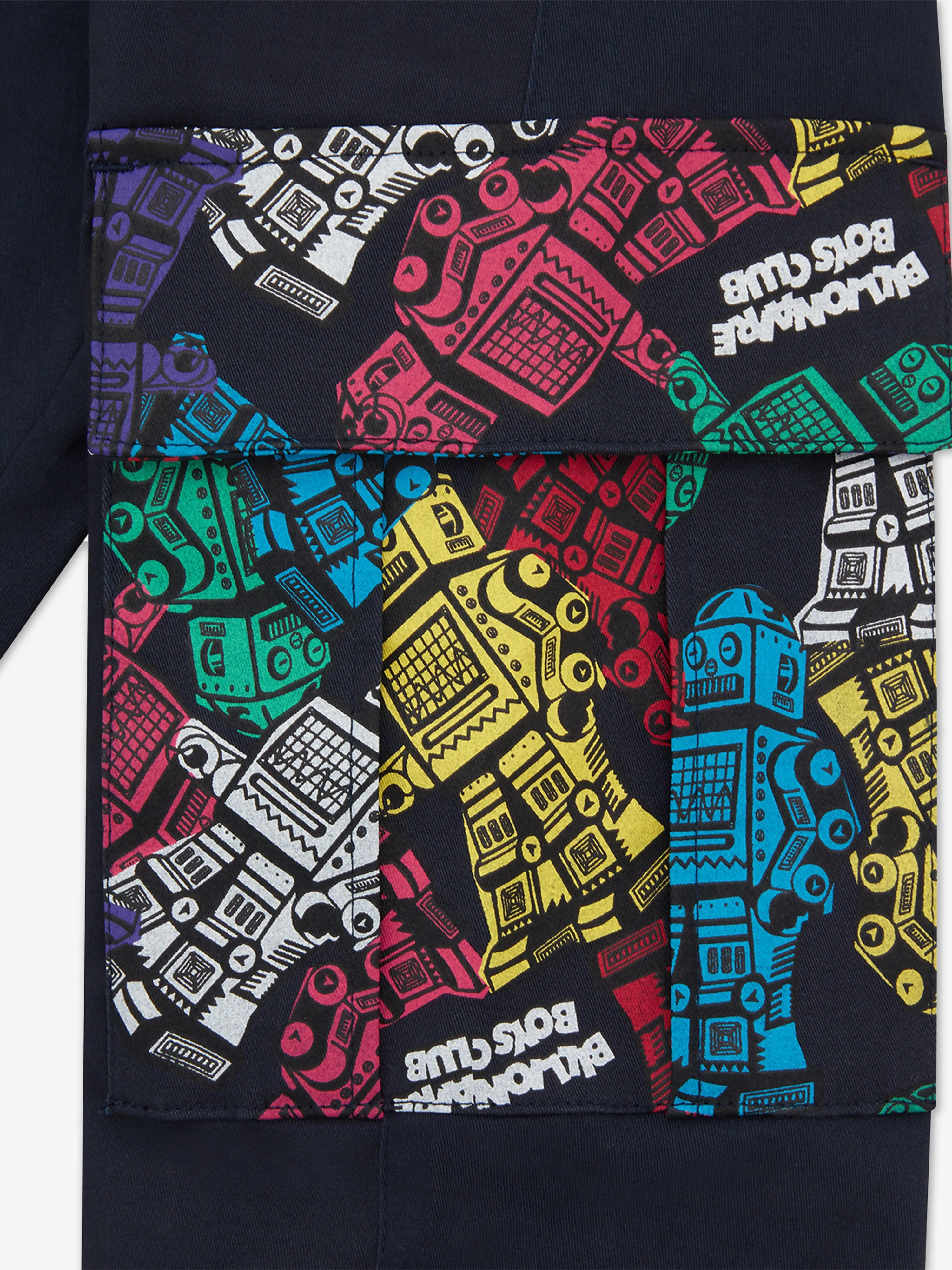 Billionaire Boys Club Kids Robot Cargo Trousers in Navy