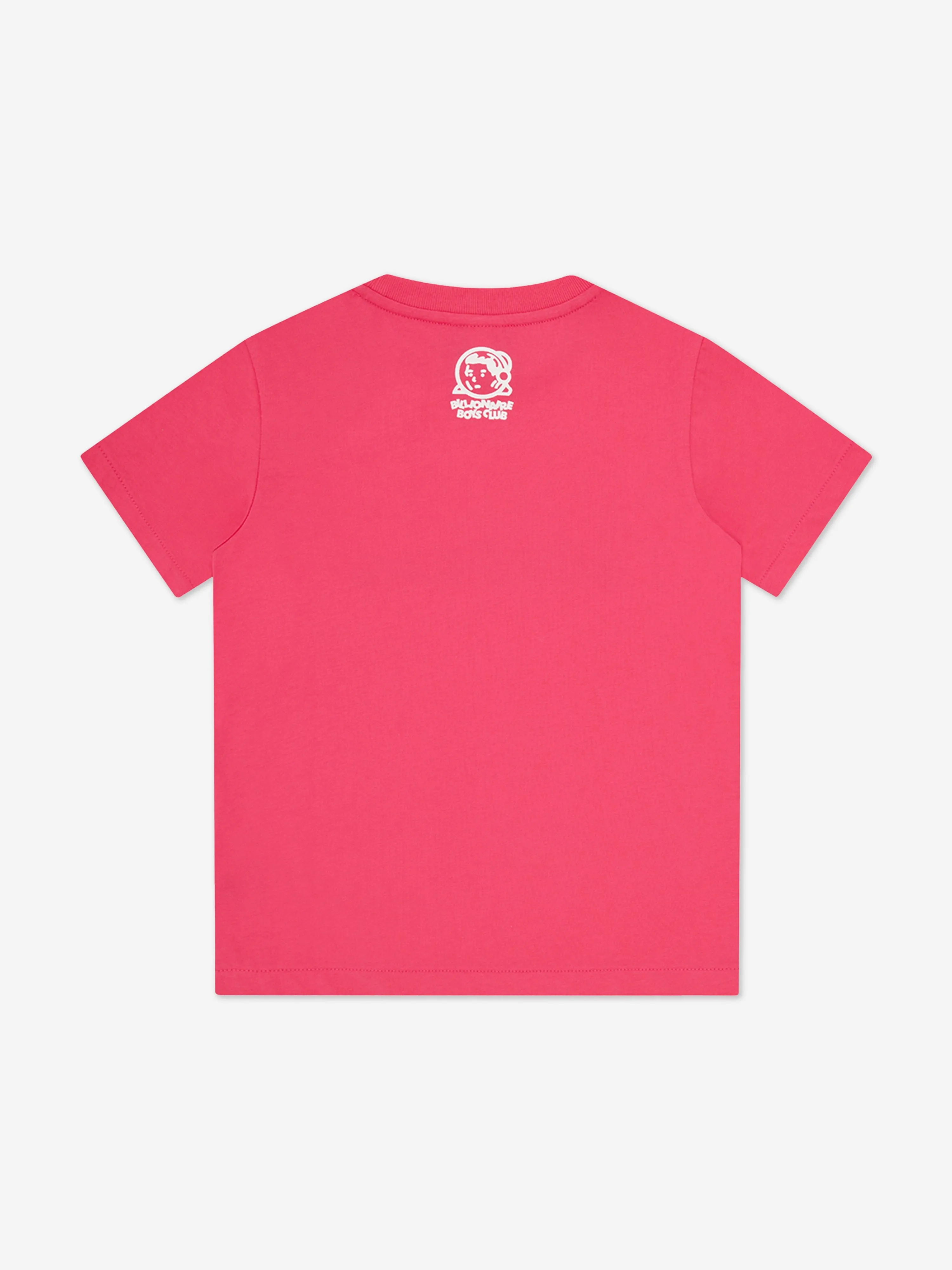 Billionaire Boys Club Kids Robot Text T-Shirt in Pink