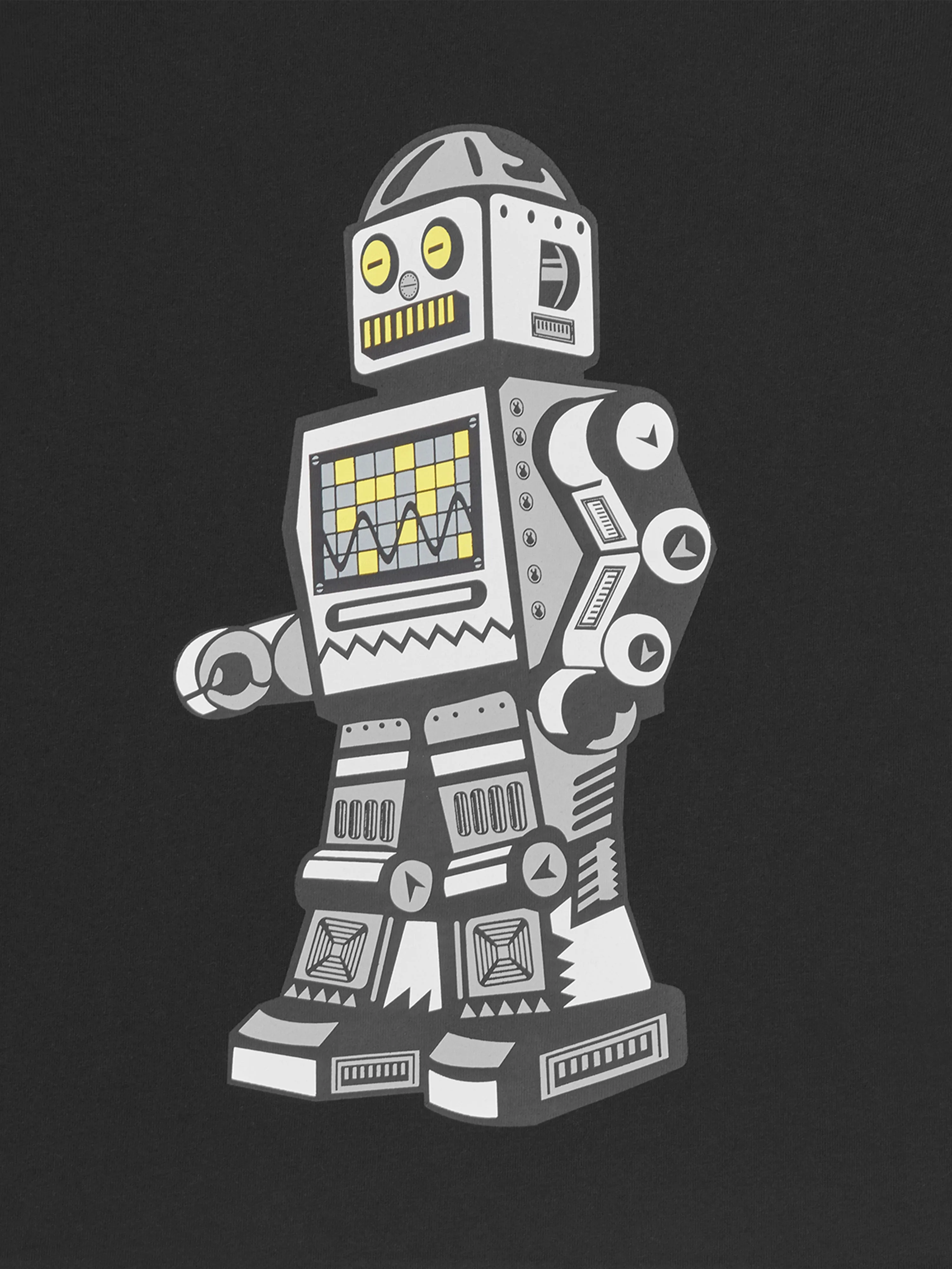 Billionaire Boys Club Kids Walking Robot T-Shirt in Black