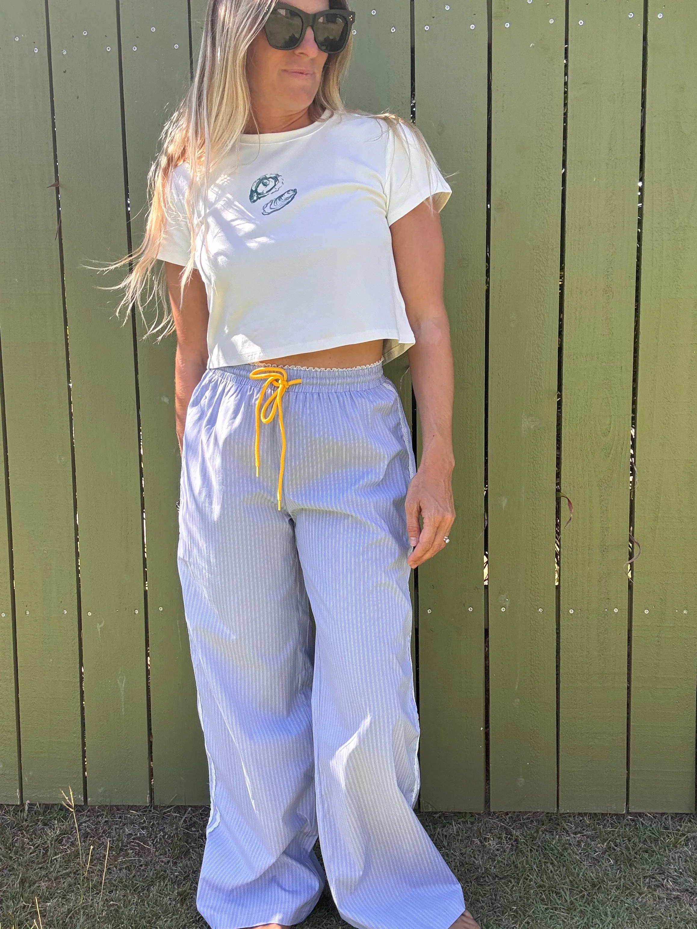 Bleu Athletica Pants