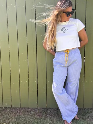 Bleu Athletica Pants